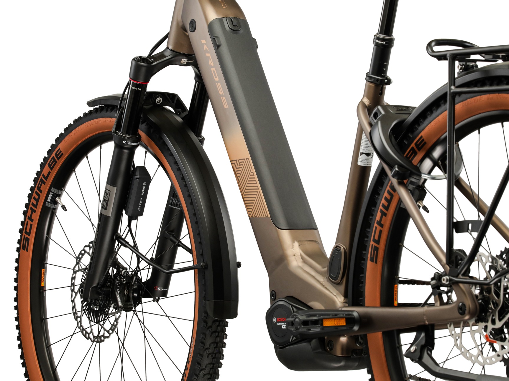 Kross »Influx Hybrid 6.0 21,3Ah / 800 Wh 29 Zoll braun 12 Gänge 2026« 12 Gang SRAM S1000 EAGLE AXS Schaltwerk Kettenschaltung Mittelmotor 250 W