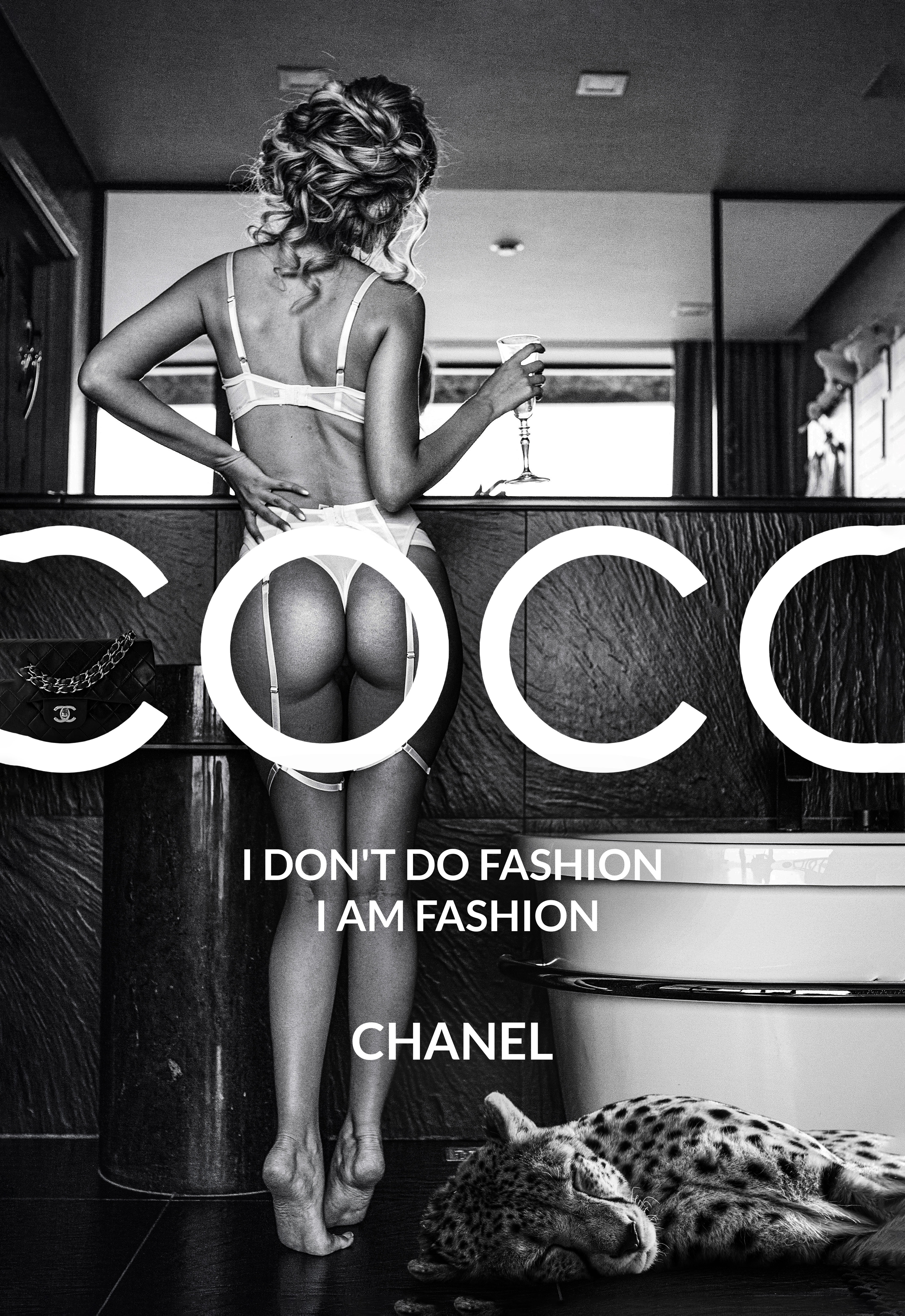 Affengeilebilder Leinwandbild "Coco Fashion by Adrian Vieriu auf Keilrahmen gespannt" 1 Stk. tlg. Kunstdruck Wandbild Bild in verschiedenen Formaten