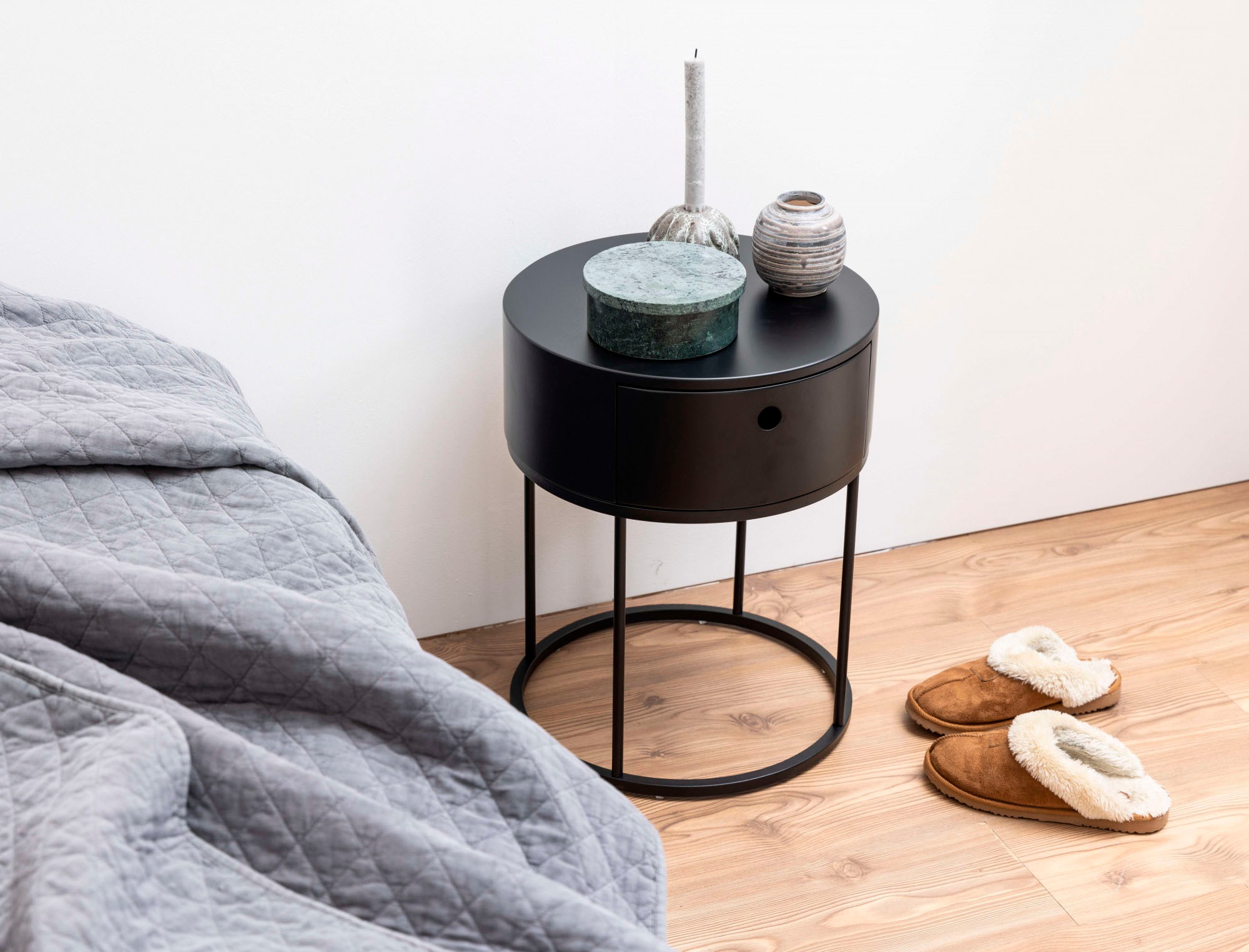 ACTONA GROUP Nachttisch "Polo" 1 Stk. tlg. Nachttisch in Weiss oder Schwarz günstig online kaufen