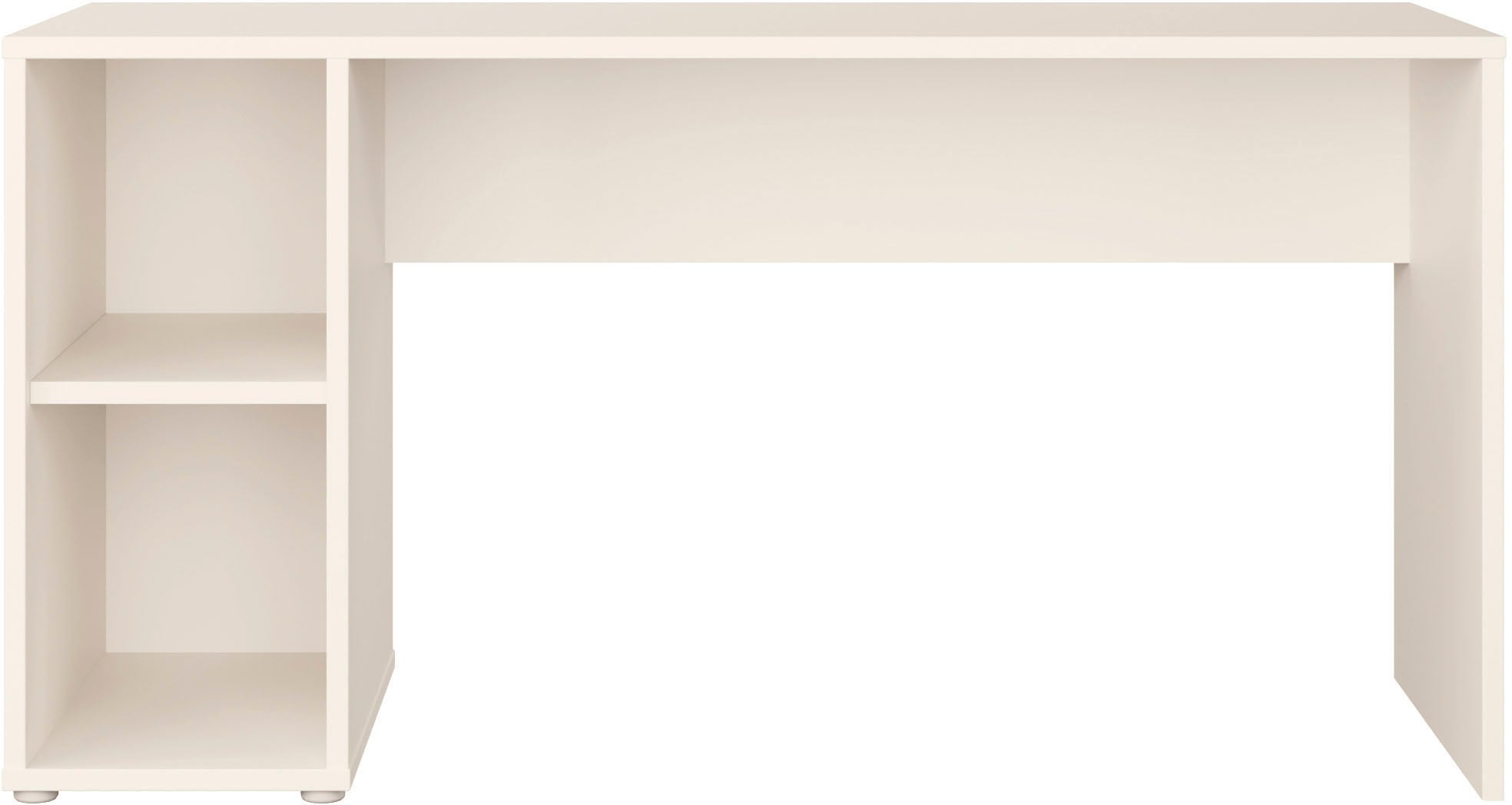 FORTE Schreibtisch "Alice Springs, Schreibtisch mit 2 offenen Fächern, zeitlos" B/H/T 150/76,7/60 cm offene Fächer