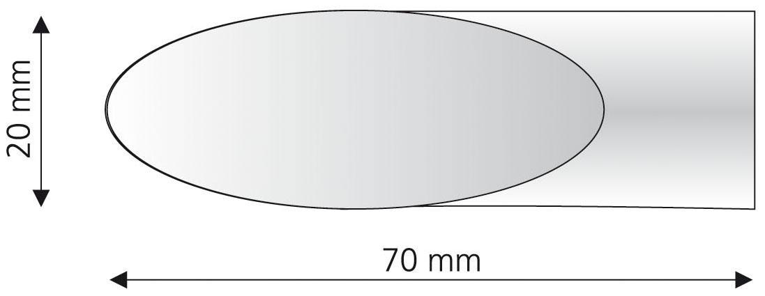 Liedeco Gardinenstangen-Endstück "Cut" für Gardinenstangen Ø 16 mm günstig online kaufen