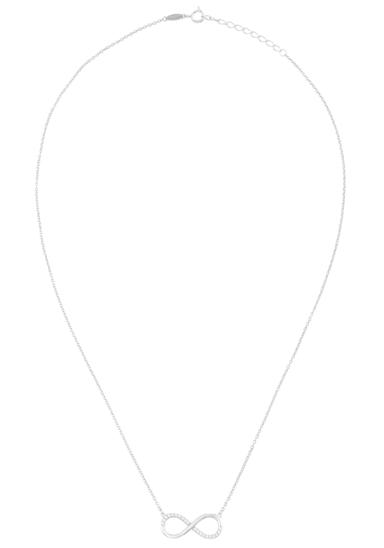Amor Kette mit Anhänger »Infinity/Unendlichkeitsschleife, 2014440«, mit Zirkonia (synth.)