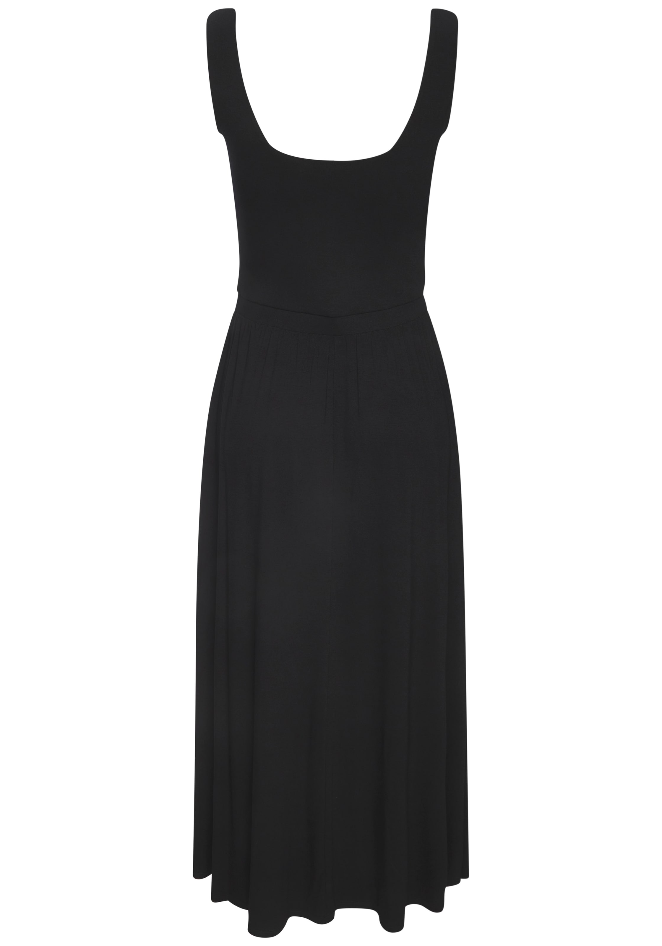 Vivance Midikleid »mit Taschen aus weicher Viskose-Stretch-Qualität« Seitennahttaschen luftiges Jerseykleid, Basickleid, elegantes Sommerkleid, Trägerkleid
