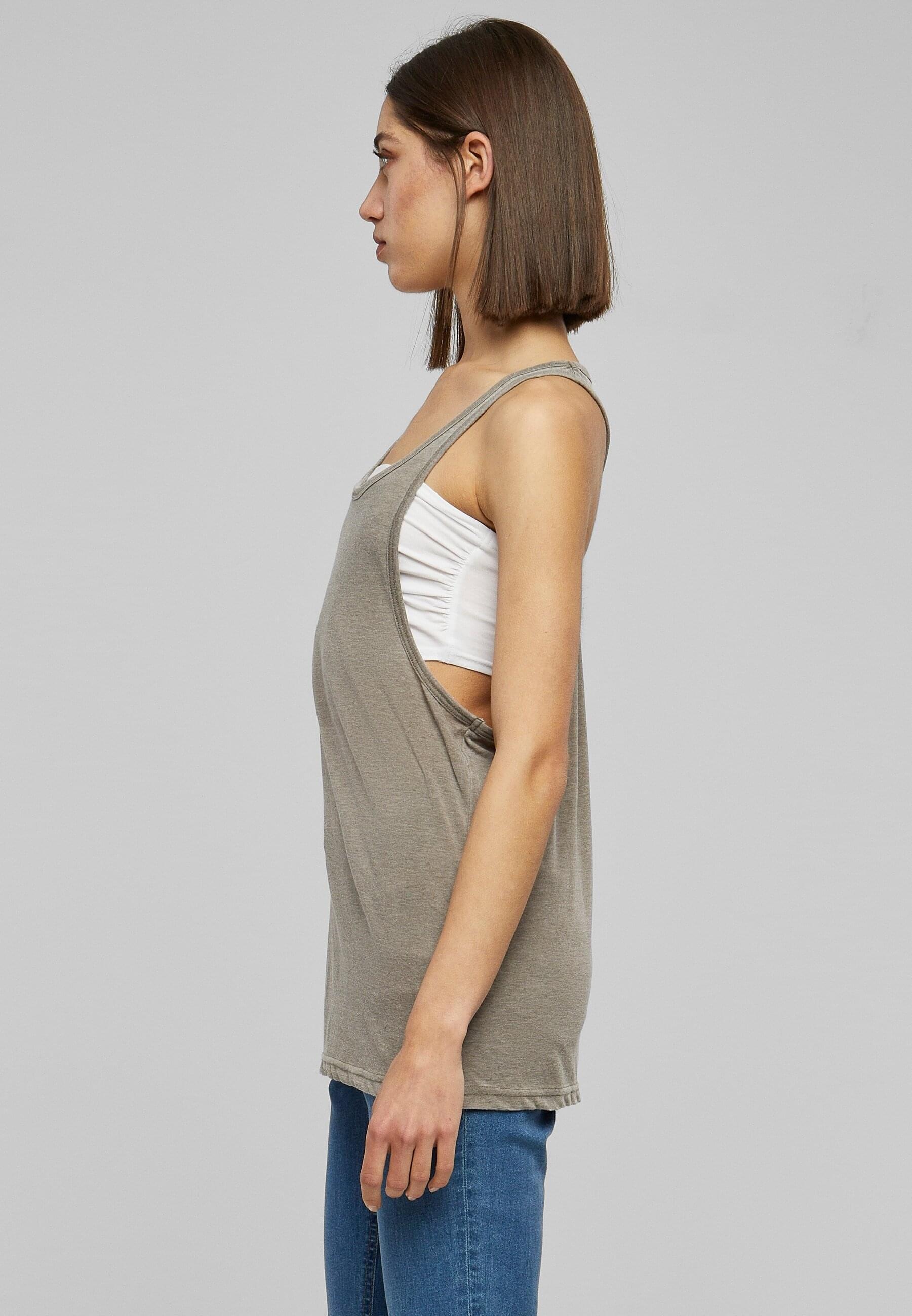 URBAN CLASSICS Muskelshirt »Urban Classics Damen Ladies Loose Burnout Tank«, (1 tlg.)