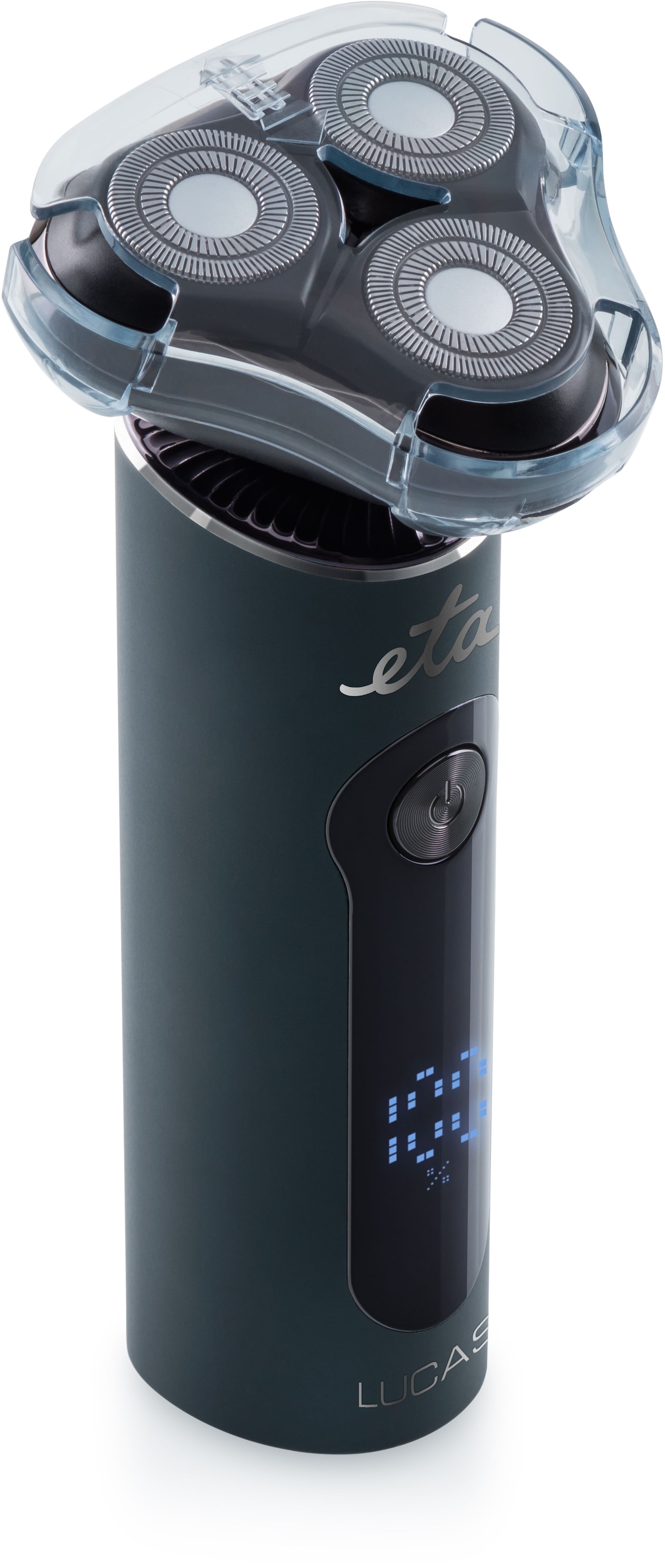 eta Multifunktionstrimmer »ETA Herrenrasierer Lucas 3-in-1 mit USB-C & Präzisionstrimmer«, 4 Aufsätze, 3-Kopf-Rasiersystem mit LED-Display & vielseitigem Zubeh