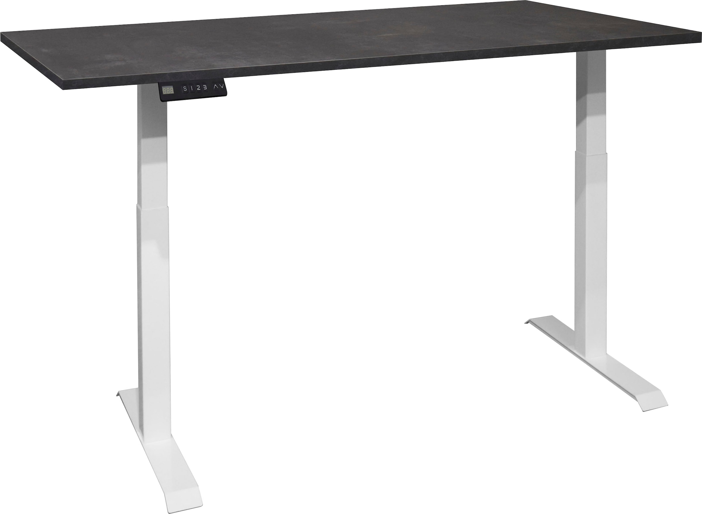 Mäusbacher Schreibtisch "Big System Office", Breite 120 cm, elektrisch höhenverstellbar