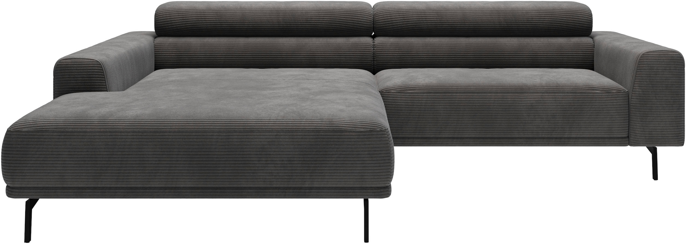 SCHÖNER WOHNEN-Kollektion »Tossa, Modernes Design trifft smarte Funktione, Breite 258 cm« Motorischer Sitzvorzug, Kopfteil-Funktion & Saugroboter-Höhe