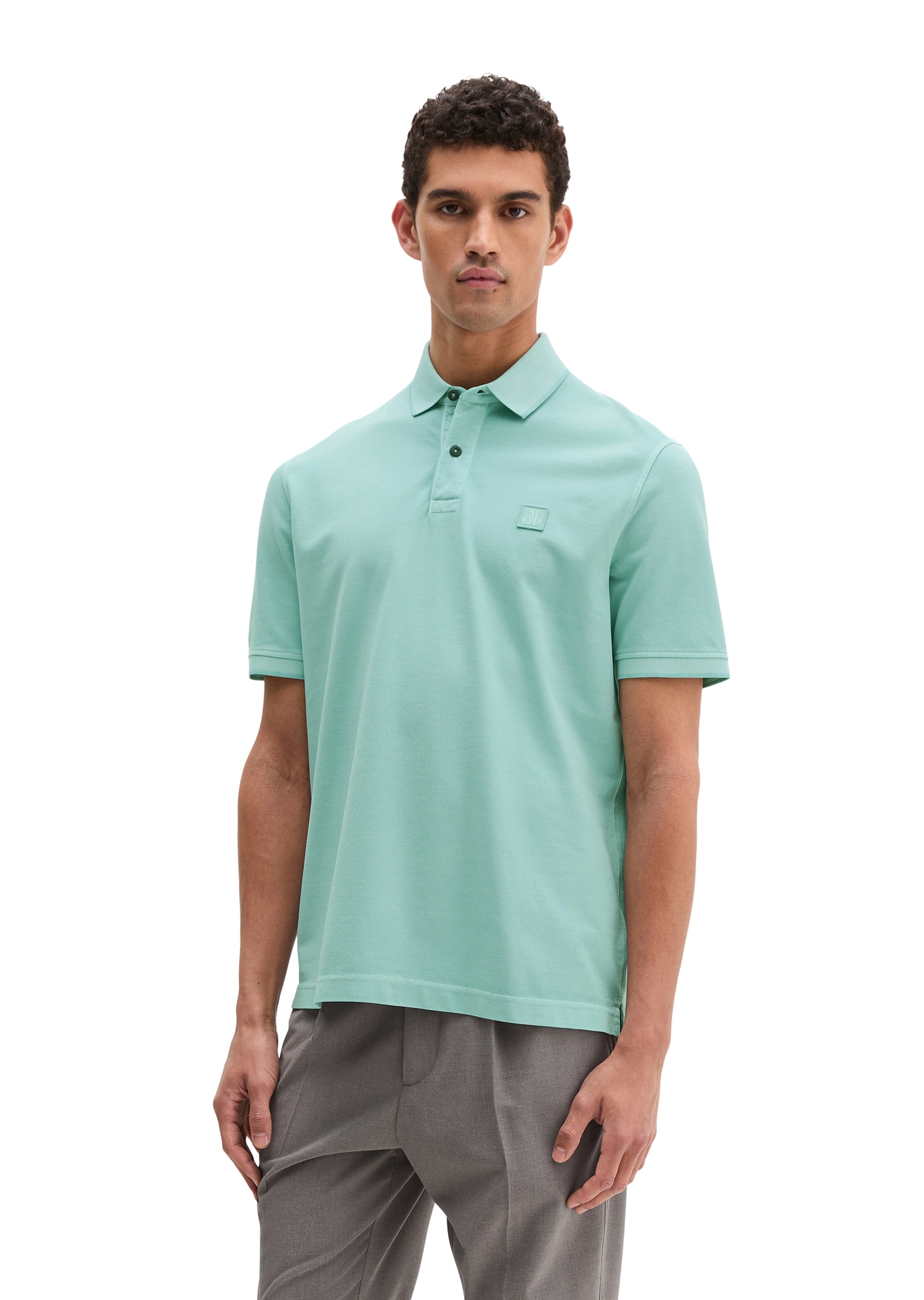 Marc O'Polo Poloshirt weiches Tragegefühl, regular Fit, Logopatch auf der Brust