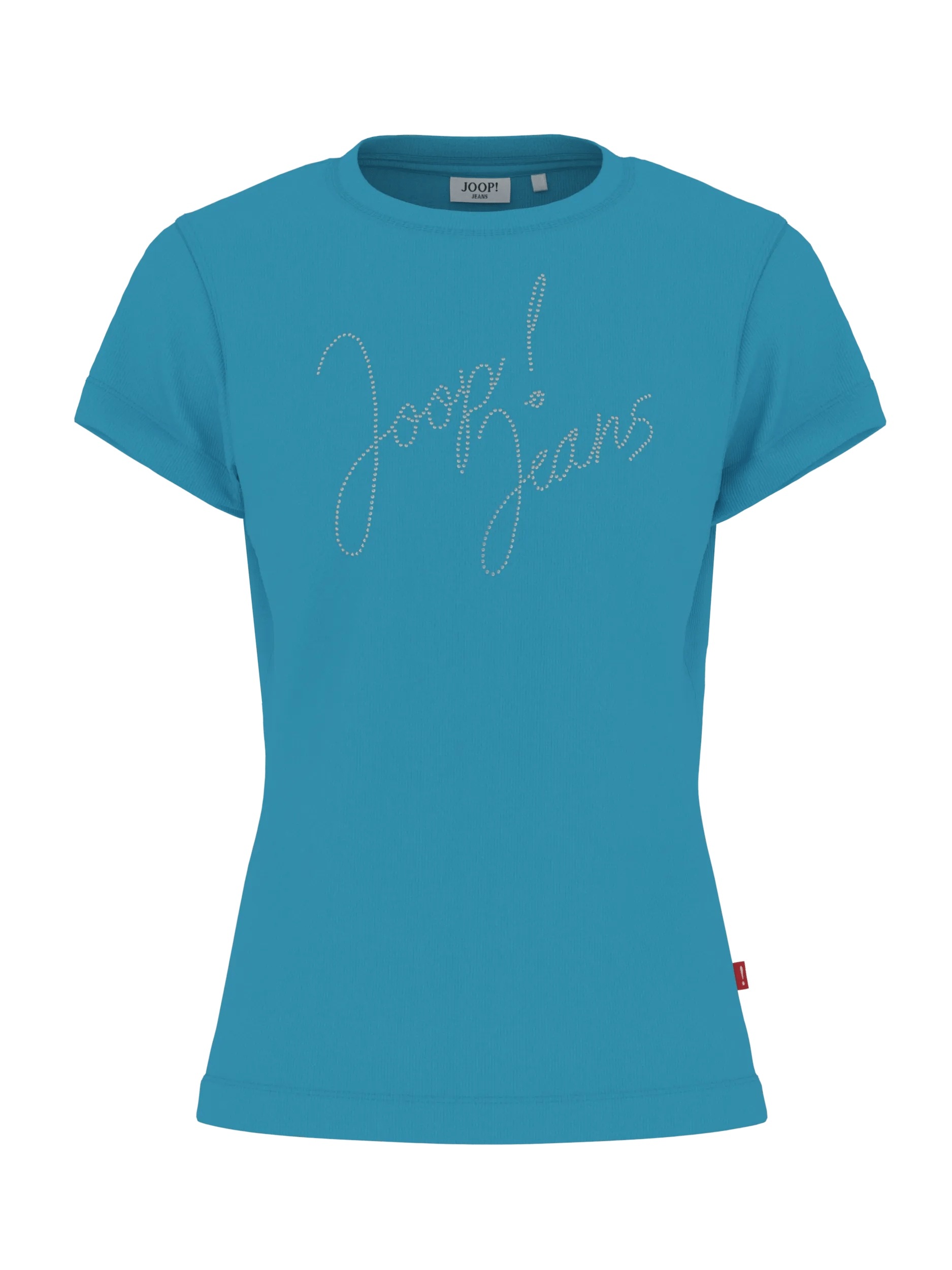 Joop Jeans T-Shirt "Tineta" mit appliziertem Logo in Glitzeroptik günstig online kaufen