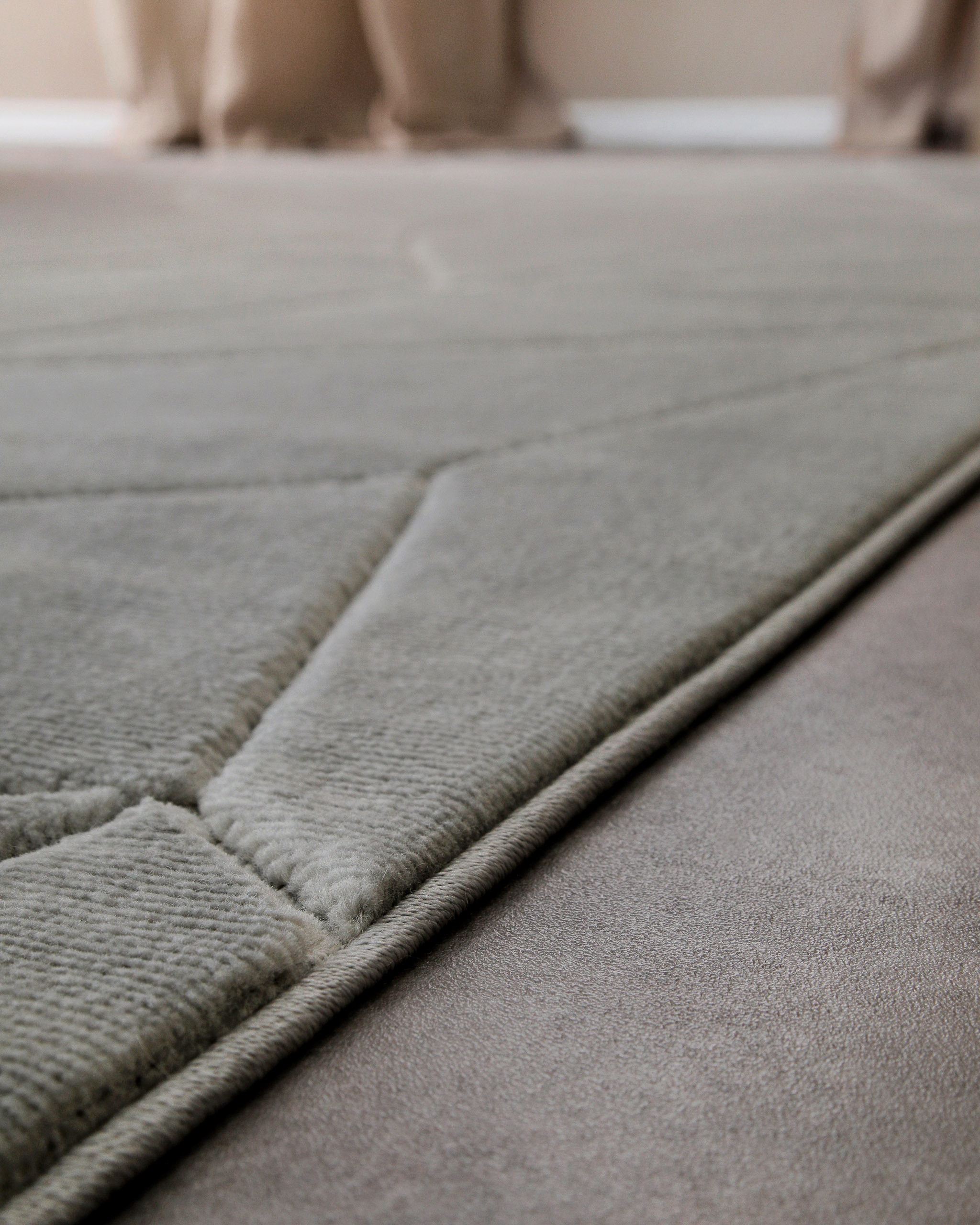 Wecon home Teppich »Unplugged, auch in quadratischer Form«, rechteckig, 10 mm Höhe, Kurzflor, Hoch Tief Struktur, gewebt, Wohnzimmer, Schlafzimmer, modern