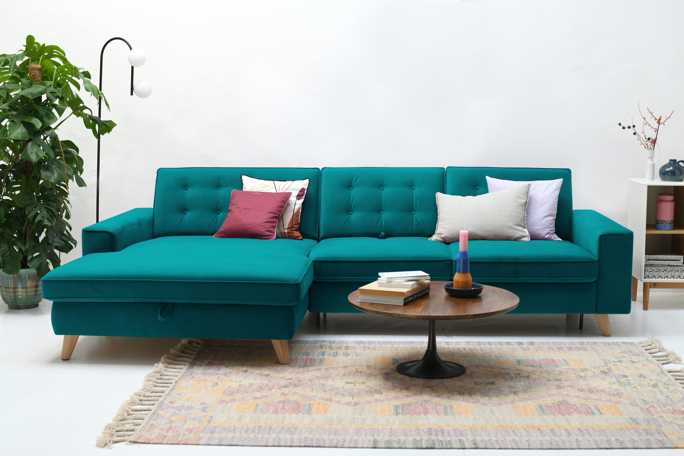 Ecksofa »Nordic Shift Chic«, wahlweise mit Bettfunktion und Bettkasten