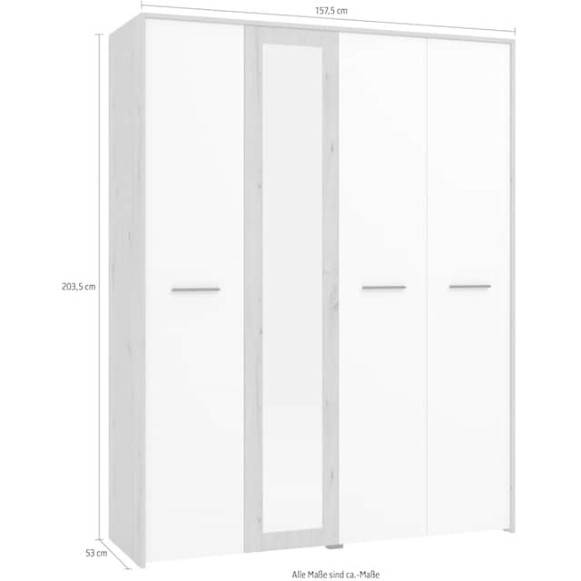 INOSIGN Kleiderschrank »Varadero«, mit 1 Spiegeltür, in den Breiten 119 und  157cm | BAUR