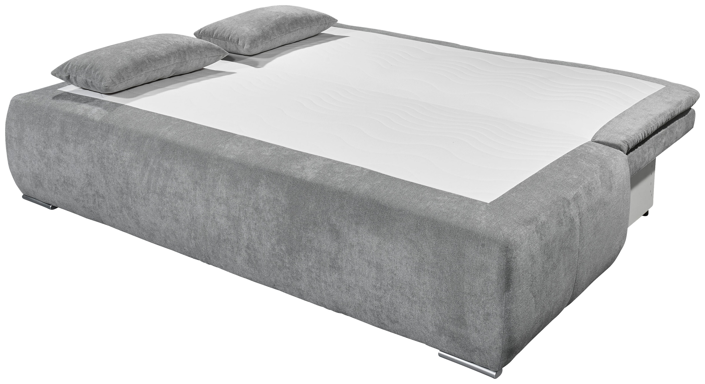 ED EXCITING DESIGN Schlafsofa »Jana«, mit Bettfunktion und Bettkasten, sowie Rücken- und Armlehnkissen