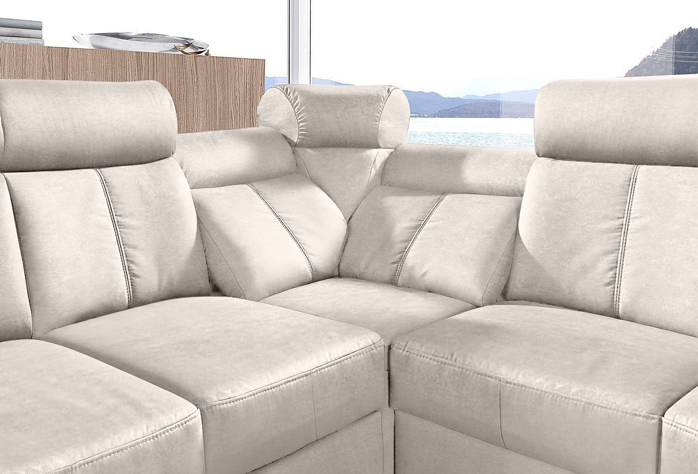 sit&more Ecksofa »Basel L-Form«, wahlweise mit Relaxfunktion