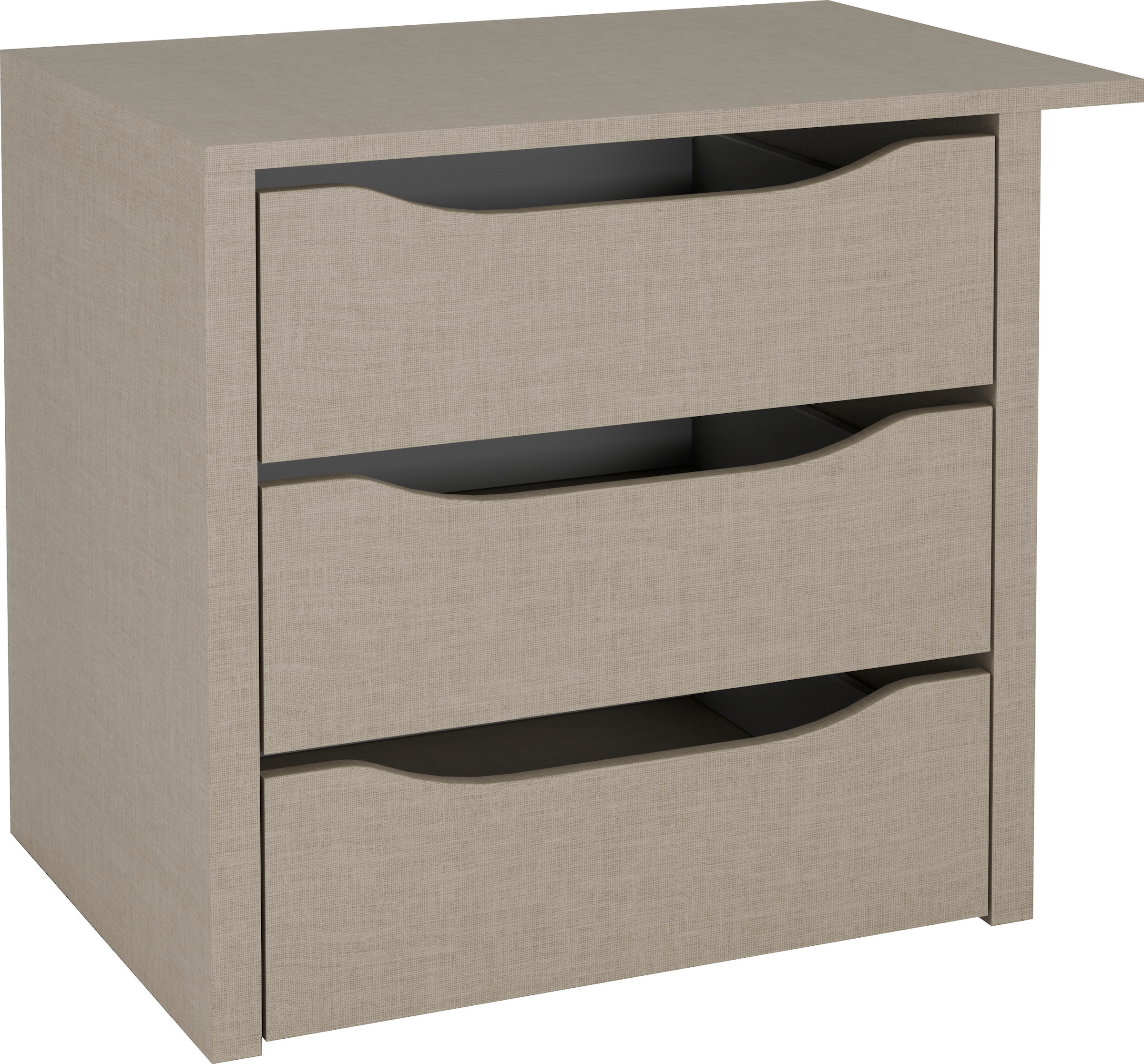 rauch "Zubehör für Rauch-Schwebetürenschränke ORANGE" mit 3 Schubladen und günstig online kaufen