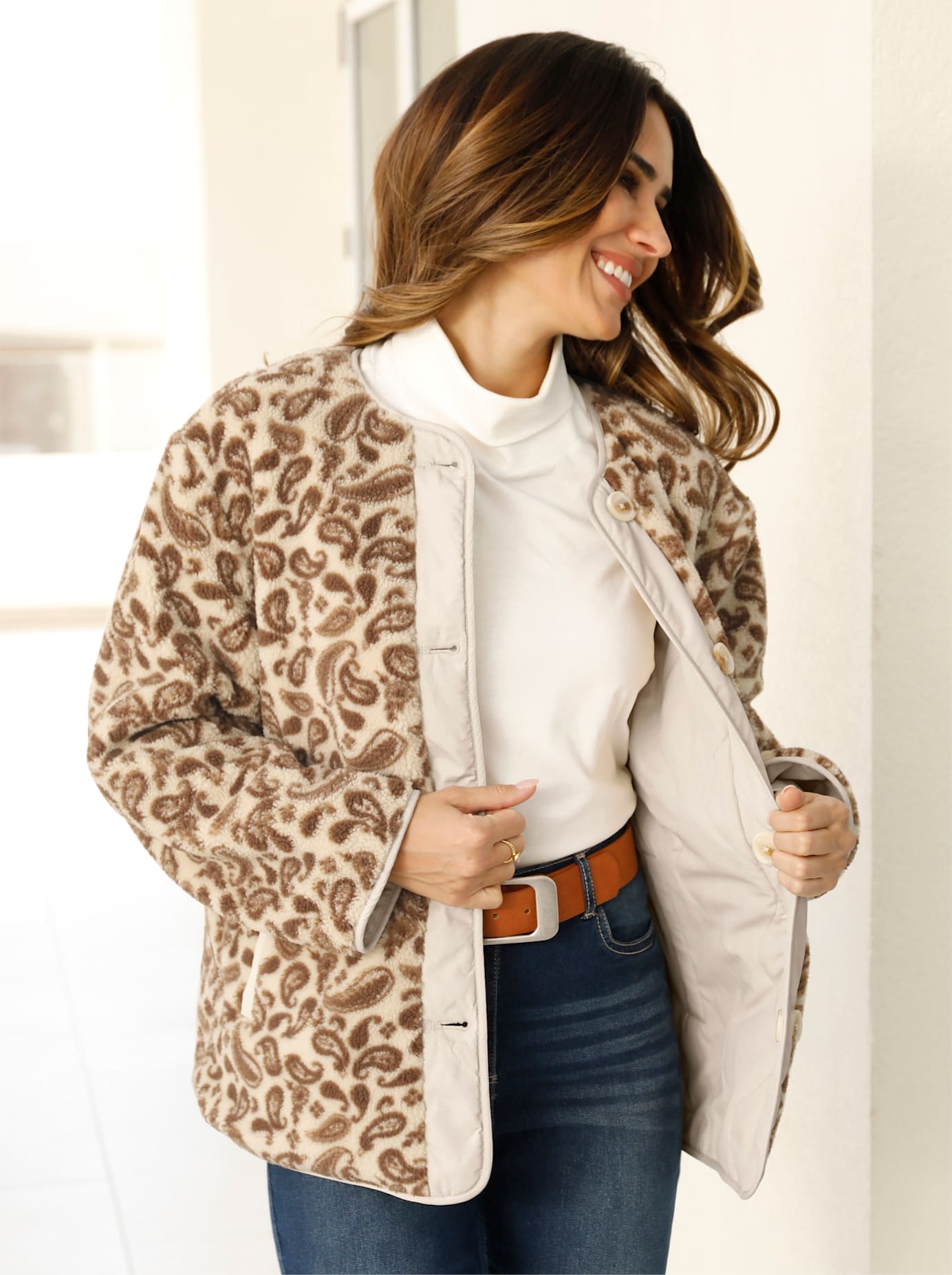 Classic Basics Wendejacke, ohne Kapuze