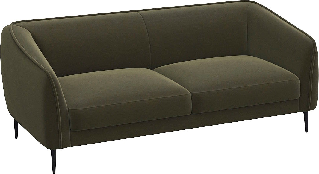 FLEXLUX 2,5-Sitzer »Belle Designsofa, Couch, bequem durch Kaltschaum im Sitz«, Skandinavisches Design, In hochwertiger Verarbeitung