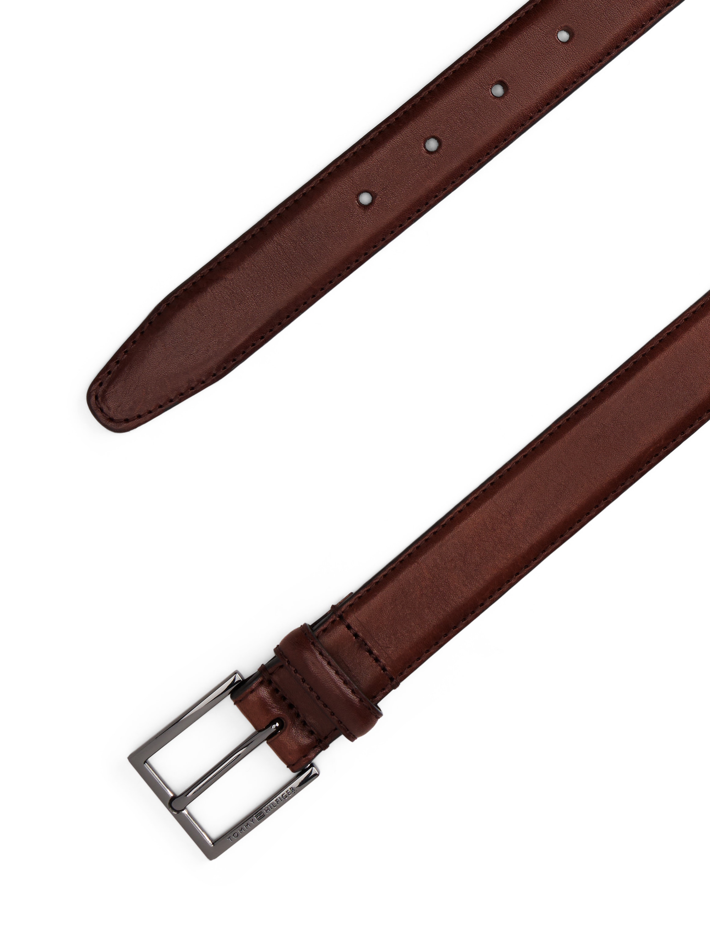 Tommy Hilfiger Ledergürtel »HUDSON LEATHER«, Größenverstellbar