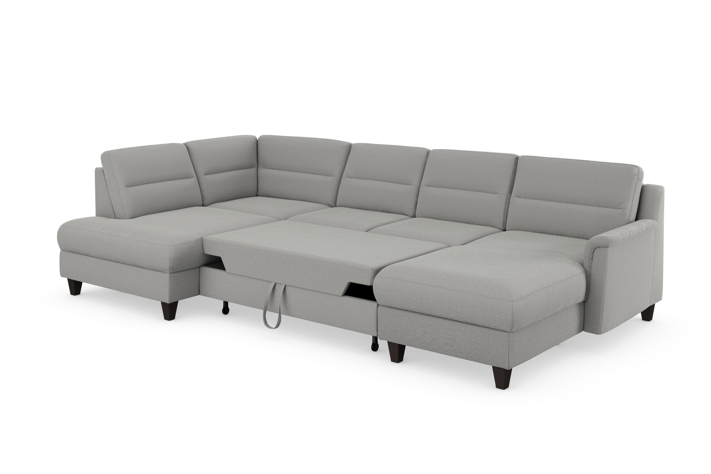 sit&more Wohnlandschaft »Farö U-Form«, inklusive Federkern, wahlweise mit Bettfunktion und Bettkasten