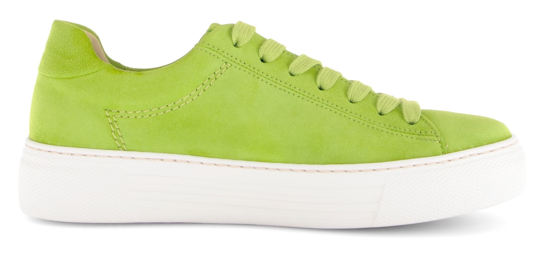Gabor Plateausneaker »FLORENZ«, Freizeitschuh, Halbschuh, Schnürschuh mit dezenten Ziernähten