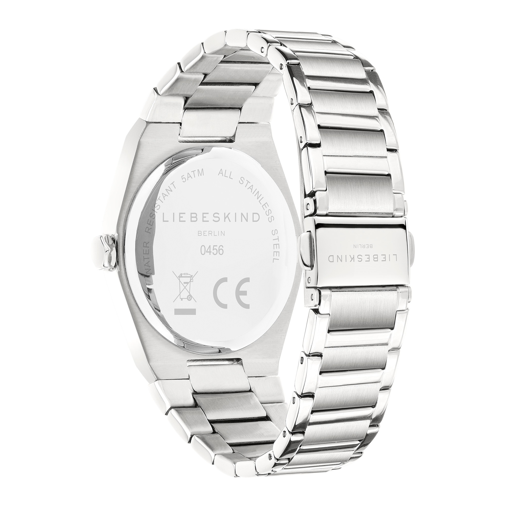 Liebeskind Berlin Quarzuhr »Minimalist 45 mm«, Armbanduhr, Damenuhr, Edelstahlarmband, analog