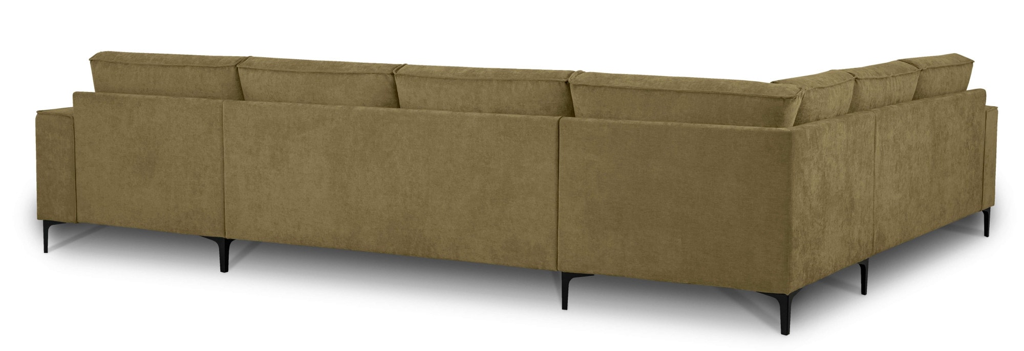 OTTO home Wohnlandschaft »OLAND U-Form, XXL, B: 342 cm, Skandi-Design« Skandi-Design in Struktur, Flachgewebe, Luxus-Microfaser, Boucle