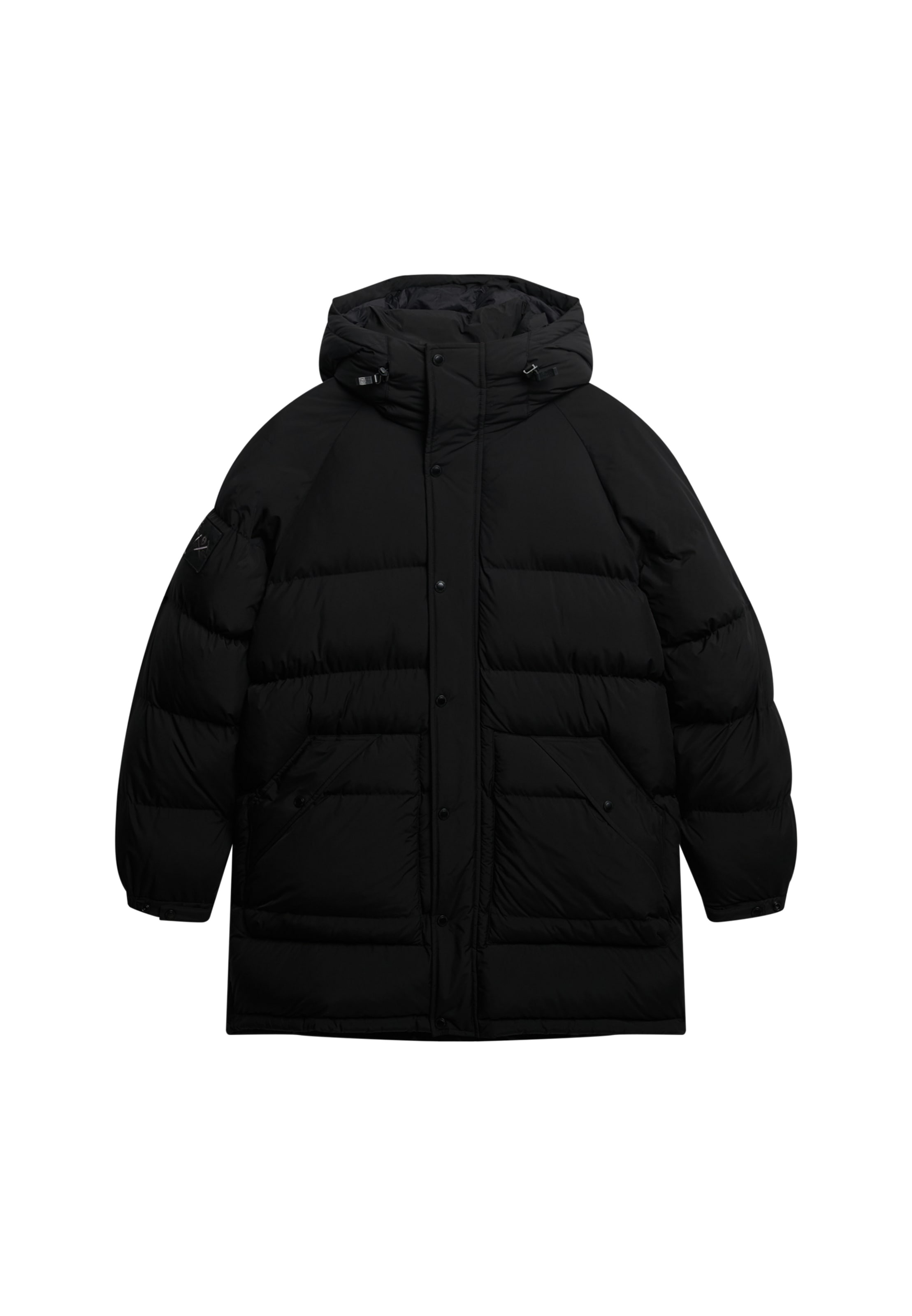 Superdry Steppjacke »XPD LONGLINE BAFFLE PARKA« mitKapuze