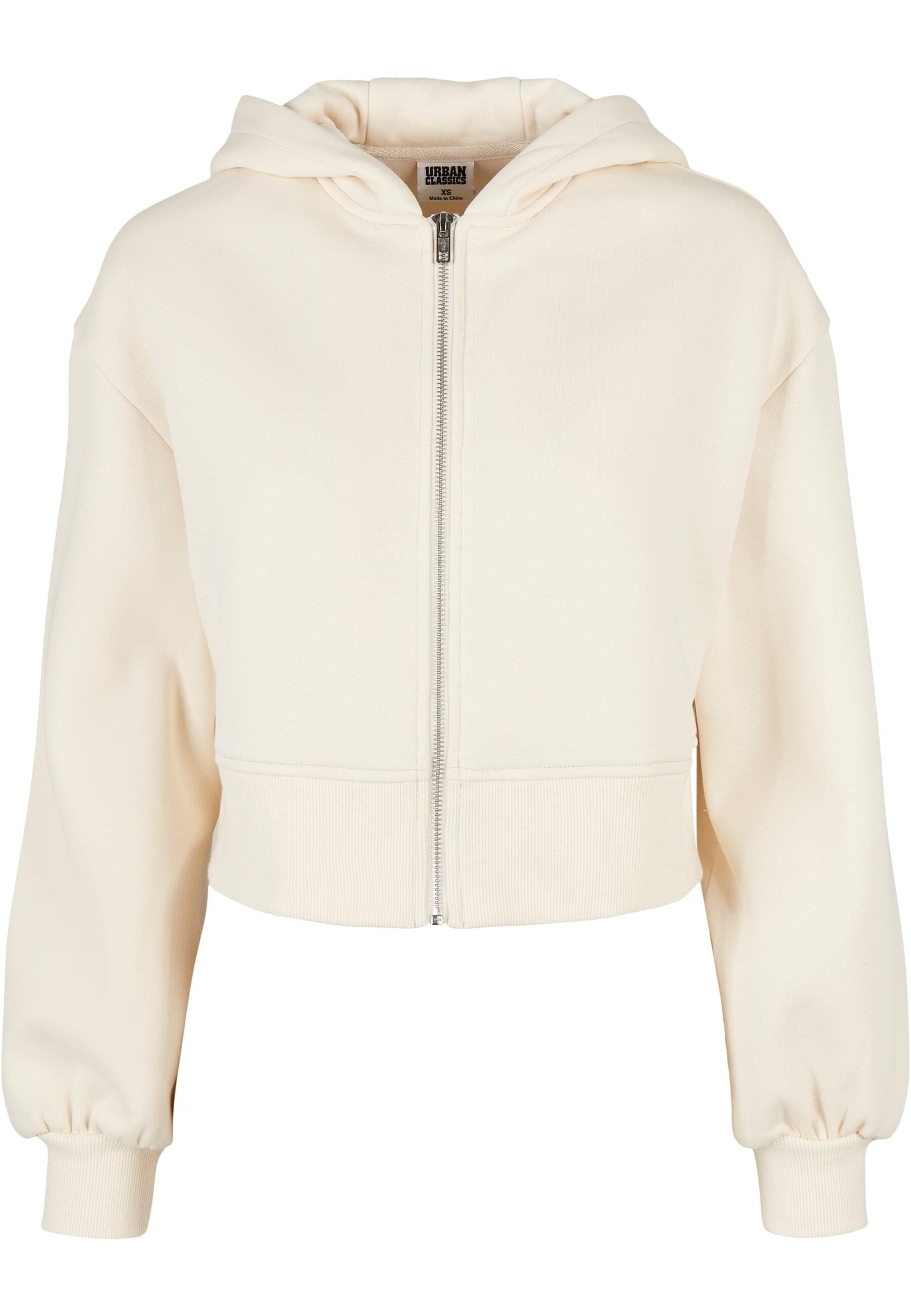 URBAN CLASSICS Sweatjacke "Urban Classics Damen Ladies Short Oversized Zip Jacket"