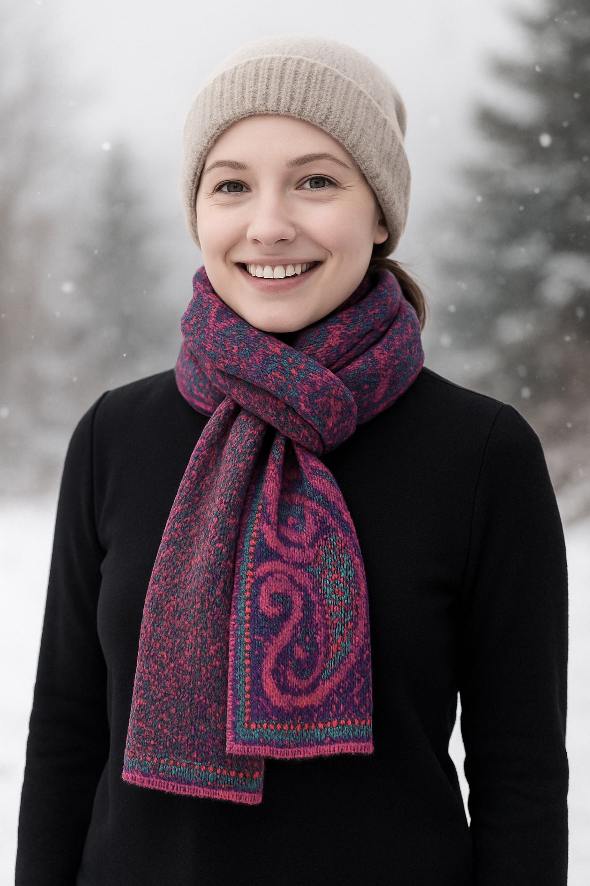 COLLEZIONE ALESSANDRO Wollschal "Paisley", Made in Italy, modische Farbgebu günstig online kaufen