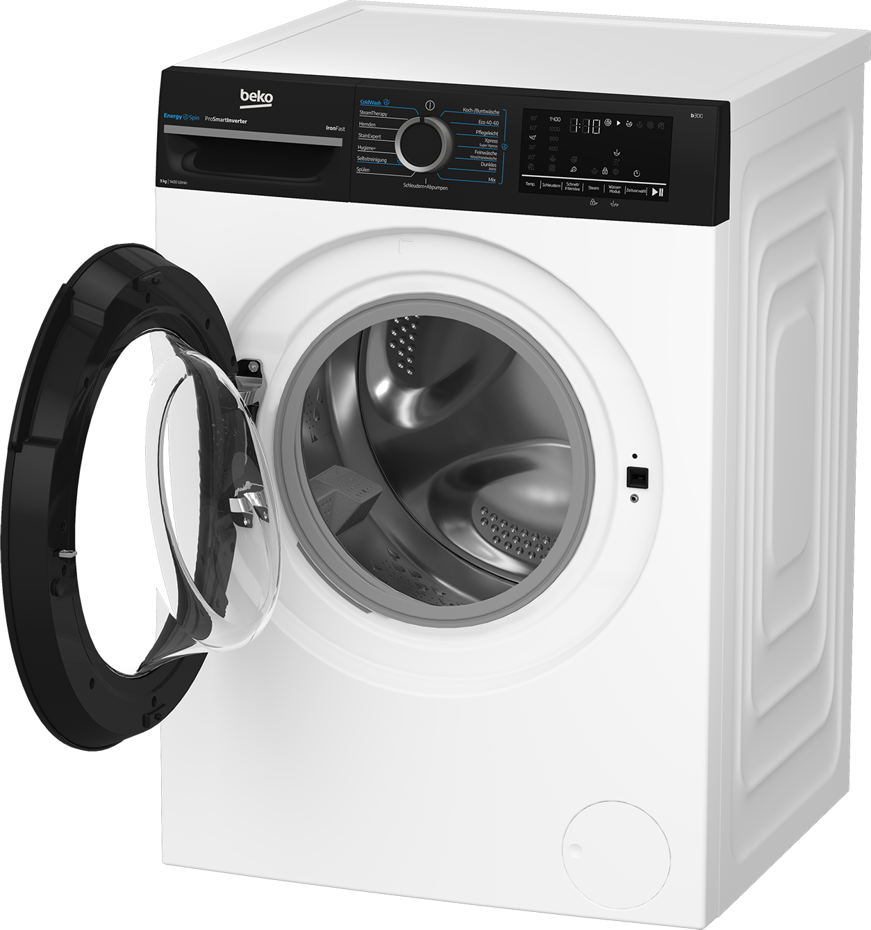 BEKO Waschmaschine »BM3WFU4941W« 9 kg 1400 U/min EnergySpin – optimierte Waschbewegungen für gründliche Reinigung.