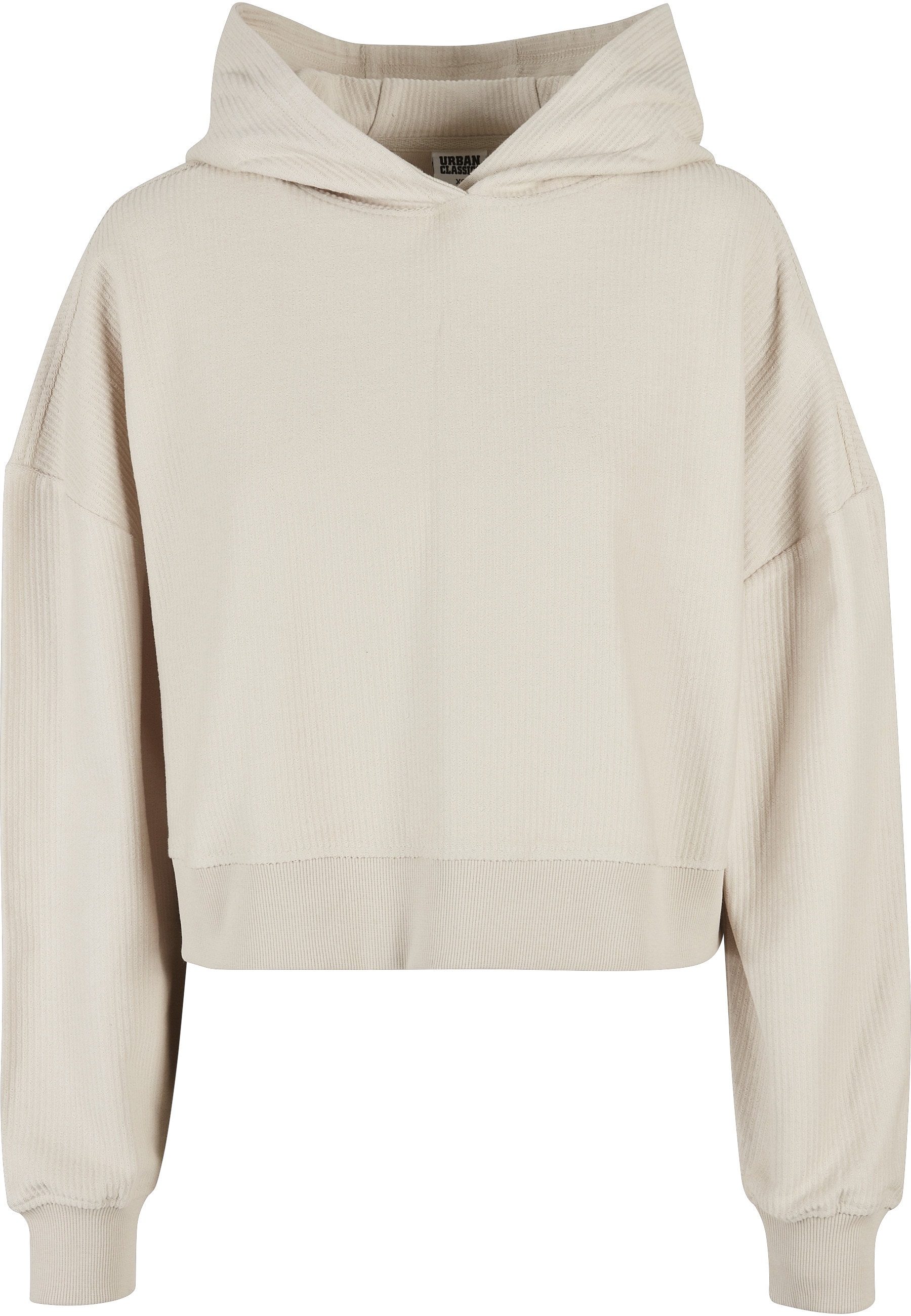 URBAN CLASSICS Hoodie "Urban Classics Damen Ladies Oversized Short Rib Hoody", 1 Stk.