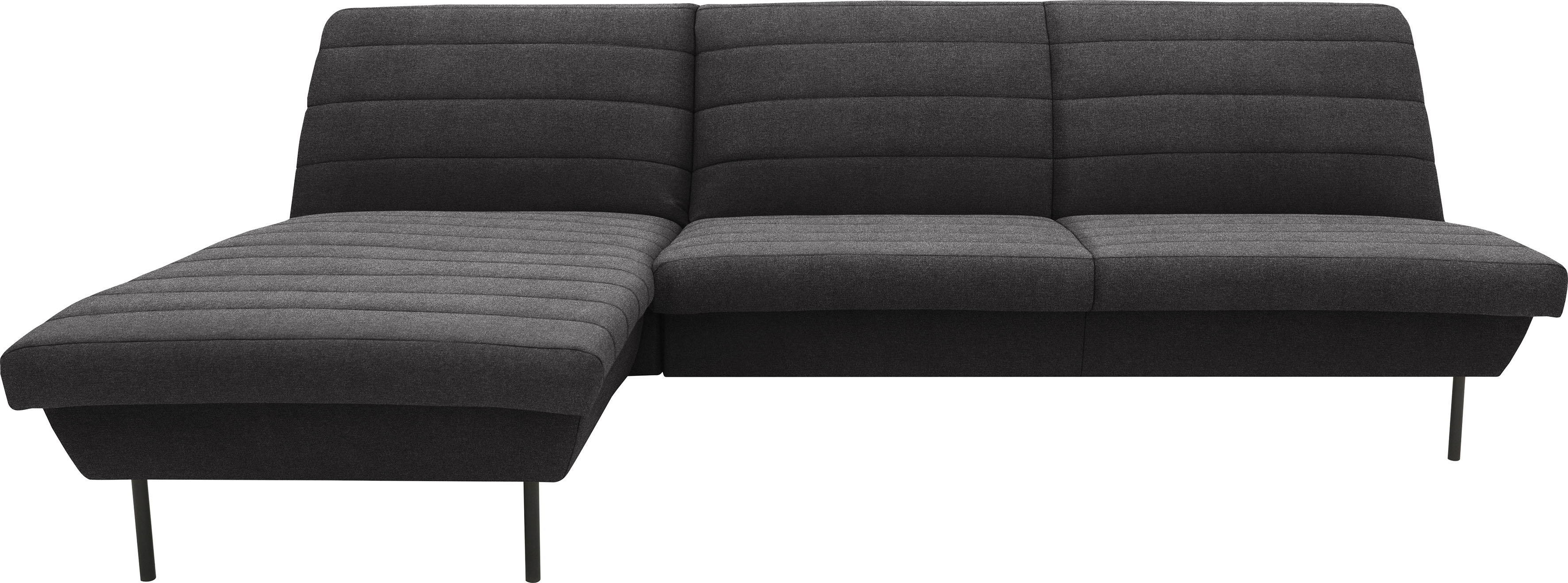 LOOKS by Wolfgang Joop Ecksofa "LOOKS IX L-Form" Quersteppung, ohne Armlehnen
