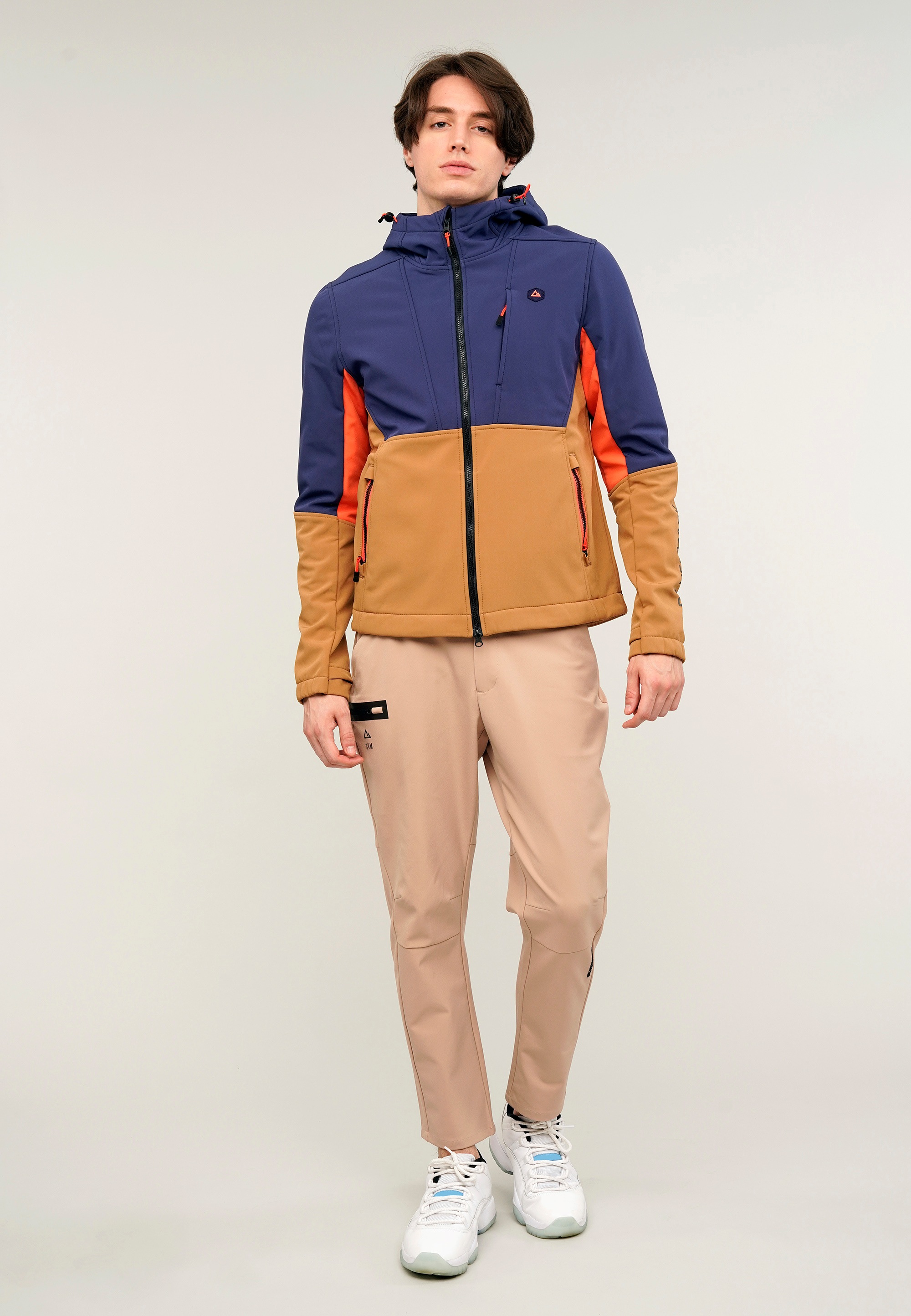 GIORDANO Softshelljacke »Silvermark by G-Motion Teflon«, mit wasser- und windabweisender Funktion