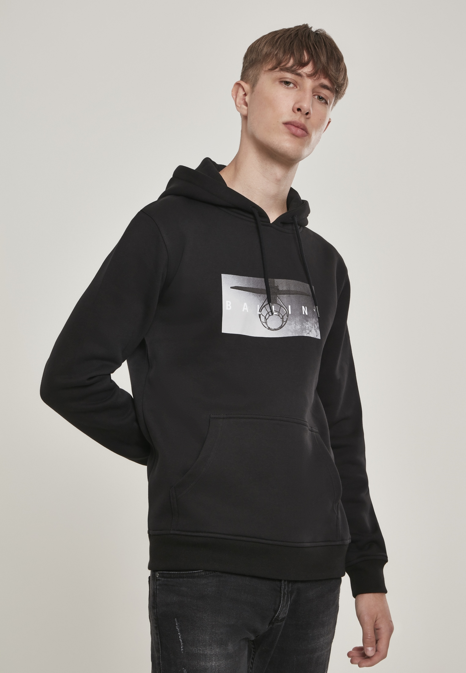 MisterTee Sweater »Herren Ballin Hoody« (1 tlg.)