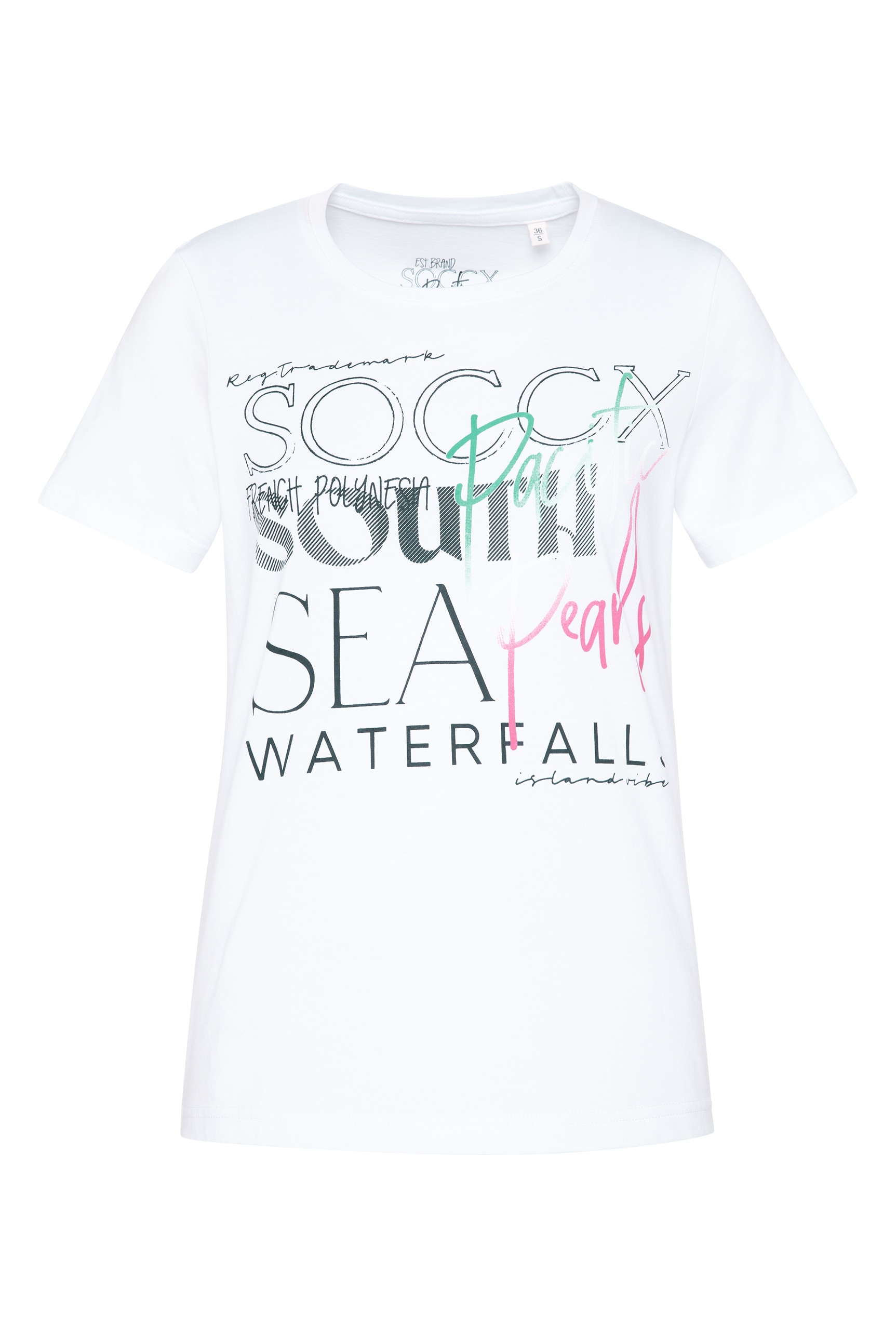 SOCCX Rundhalsshirt, aus Baumwolle
