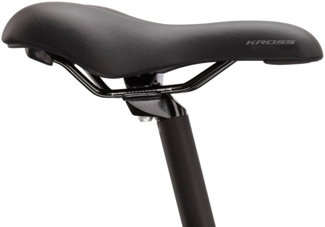 Kross Trekkingrad »KROSS Trekkingrad Trans 1.0 28" schwarz«, 21 Gang, Shimano, TOURNEY TY300 Schaltwerk, Kettenschaltung