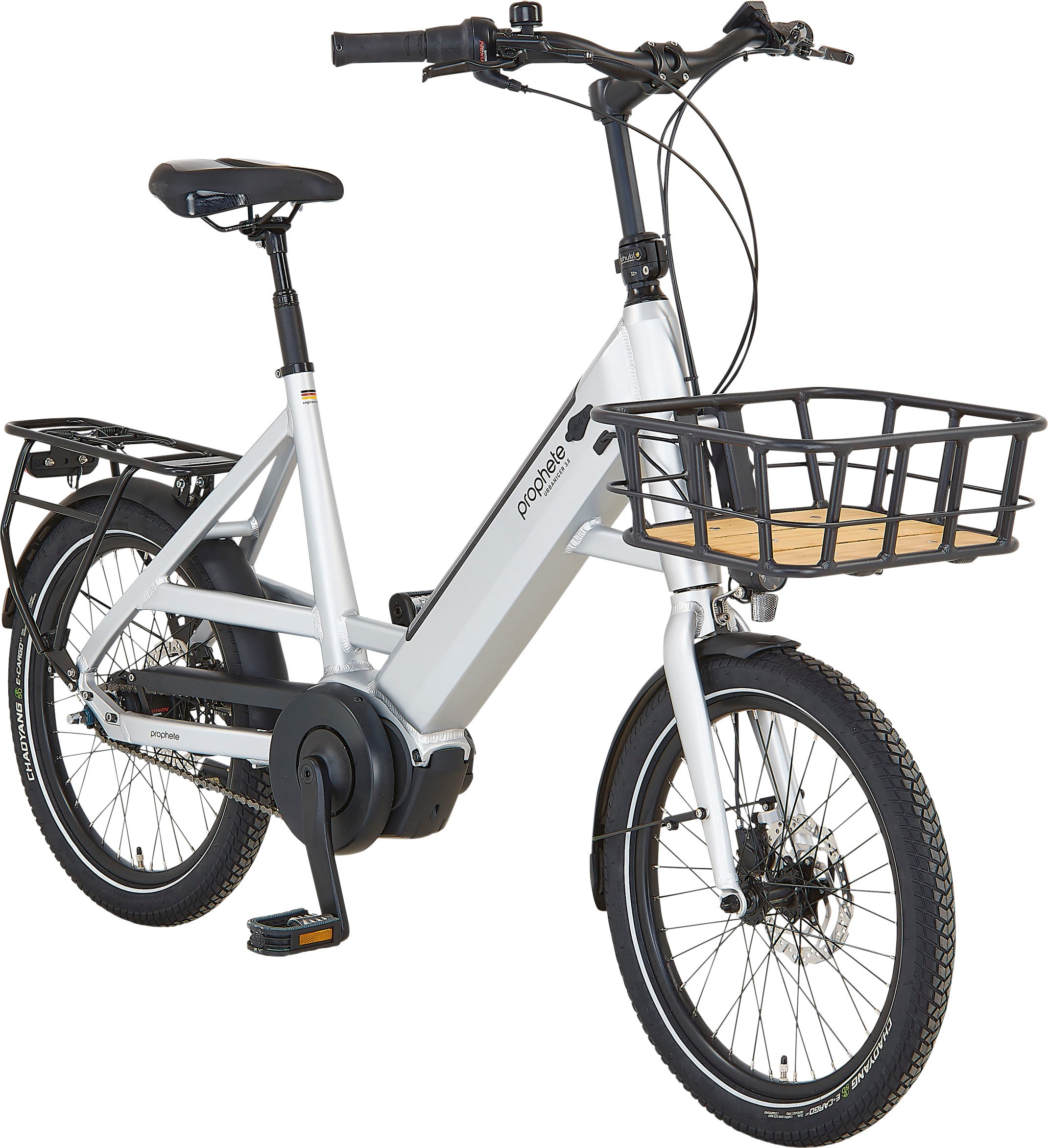 Prophete "Urbanicer 3.8" 7 Gang Shimano Nexus Schaltwerk Nabenschaltung Mittelmotor 250 W Pedelec, Elektrofahrrad für Damen und Herren