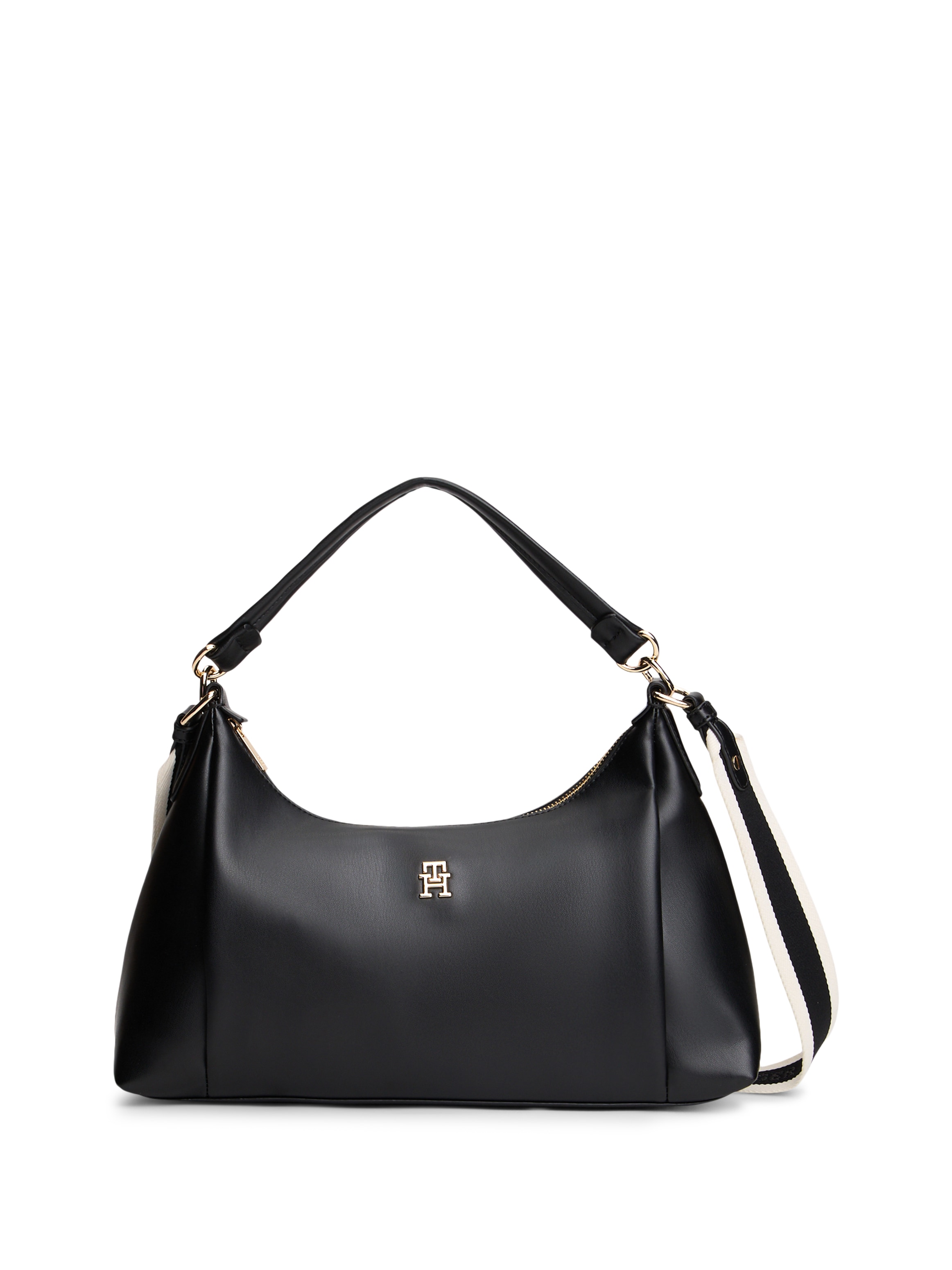 Tommy Hilfiger Schultertasche »TH ESSENTIAL SHOULDER BAG« Damen Umhängetasche, Tragetasche mit edlem TH-Schmucklogo