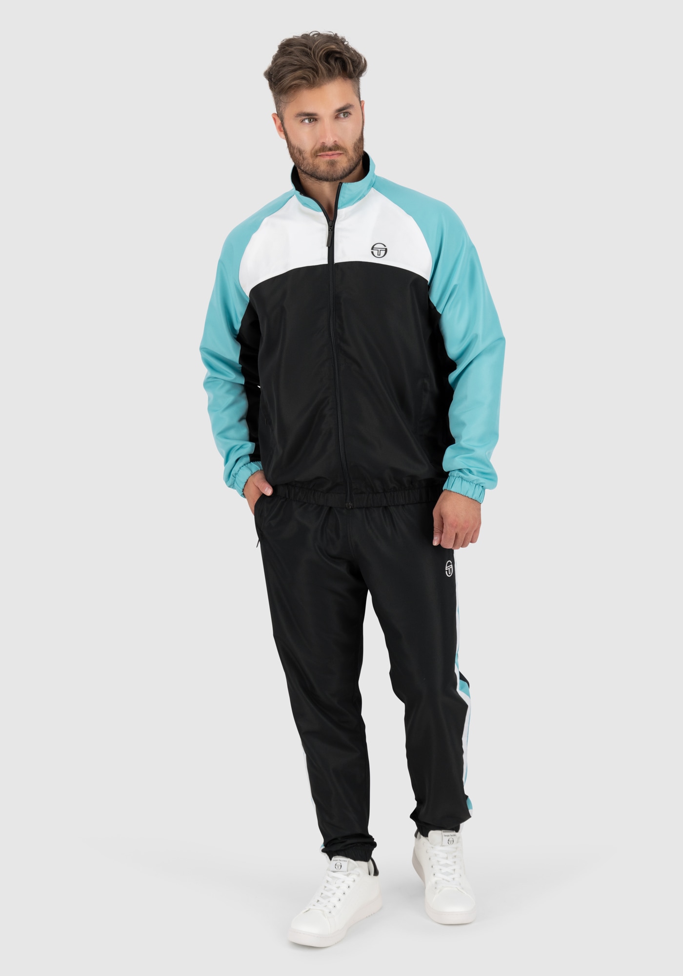 Sergio Tacchini Trainingsanzug »METROPOLIS TRACKSUIT Herren«, Trainingsanzug Herren, Tracksuit, Retro, Outdoor, Jogging, Streetwear