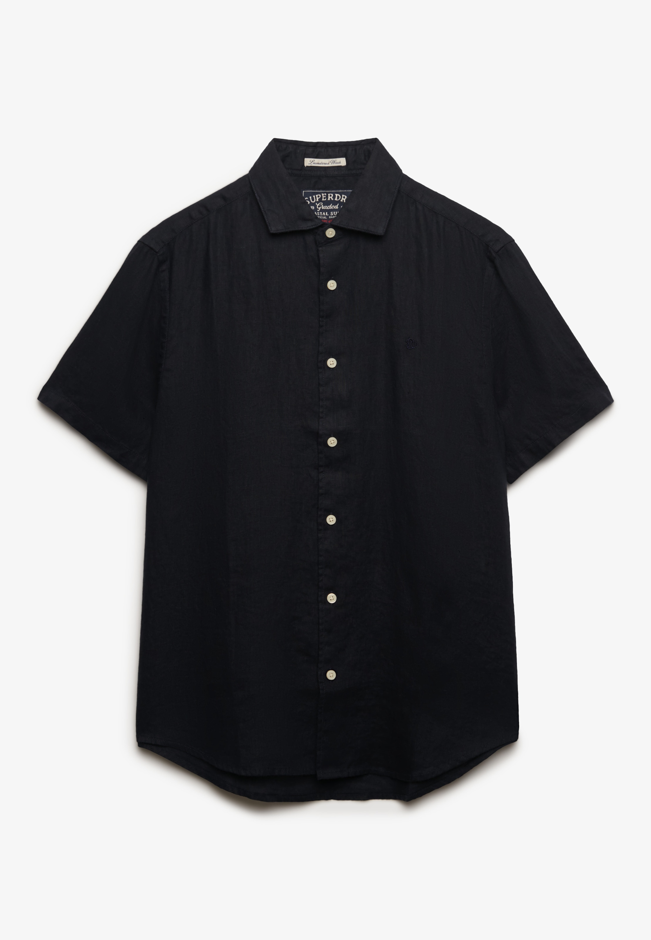 Superdry Leinenhemd »RIVIERA S/S LINEN SHIRT« aus 100% Leinen