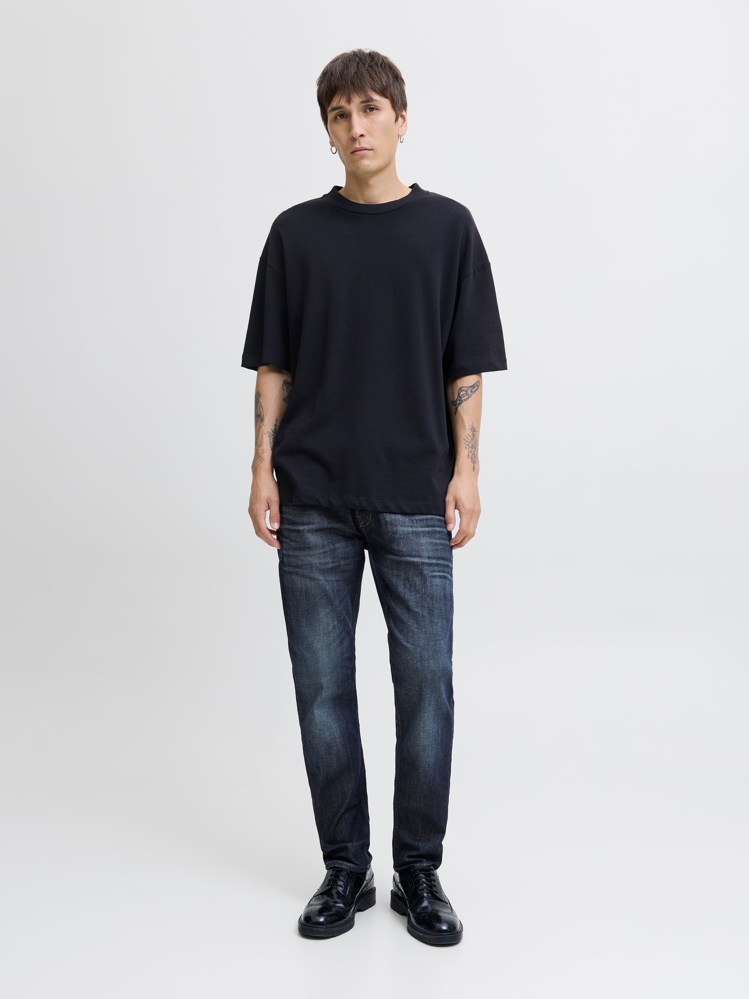 Jack & Jones Tapered-fit-Jeans »JJIMIKE JJORIGINAL CJ SN«, mit Five-Pocket-Design