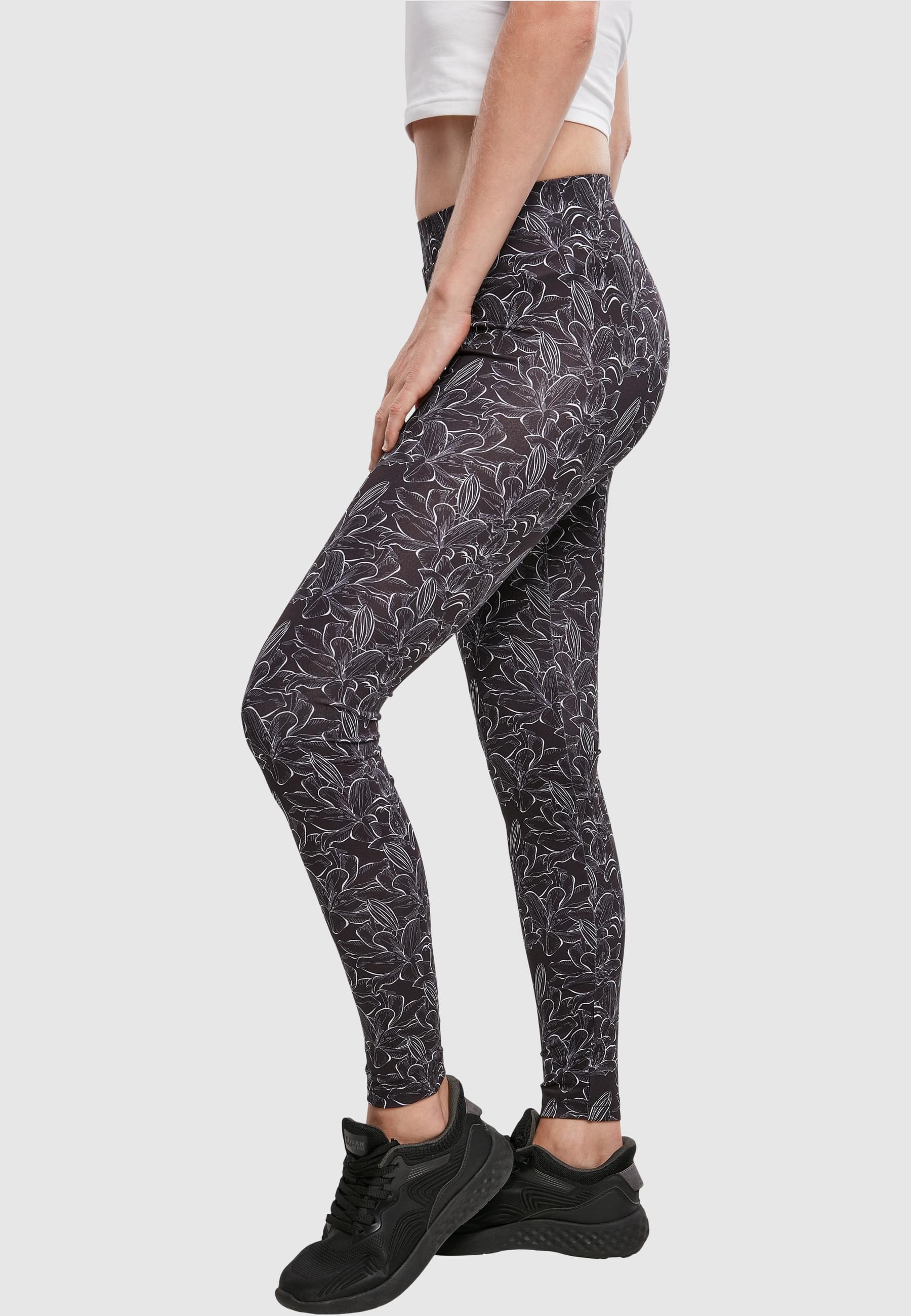 URBAN CLASSICS Leggings »Urban Classics Damen Ladies AOP Leggings«, (1 tlg.)