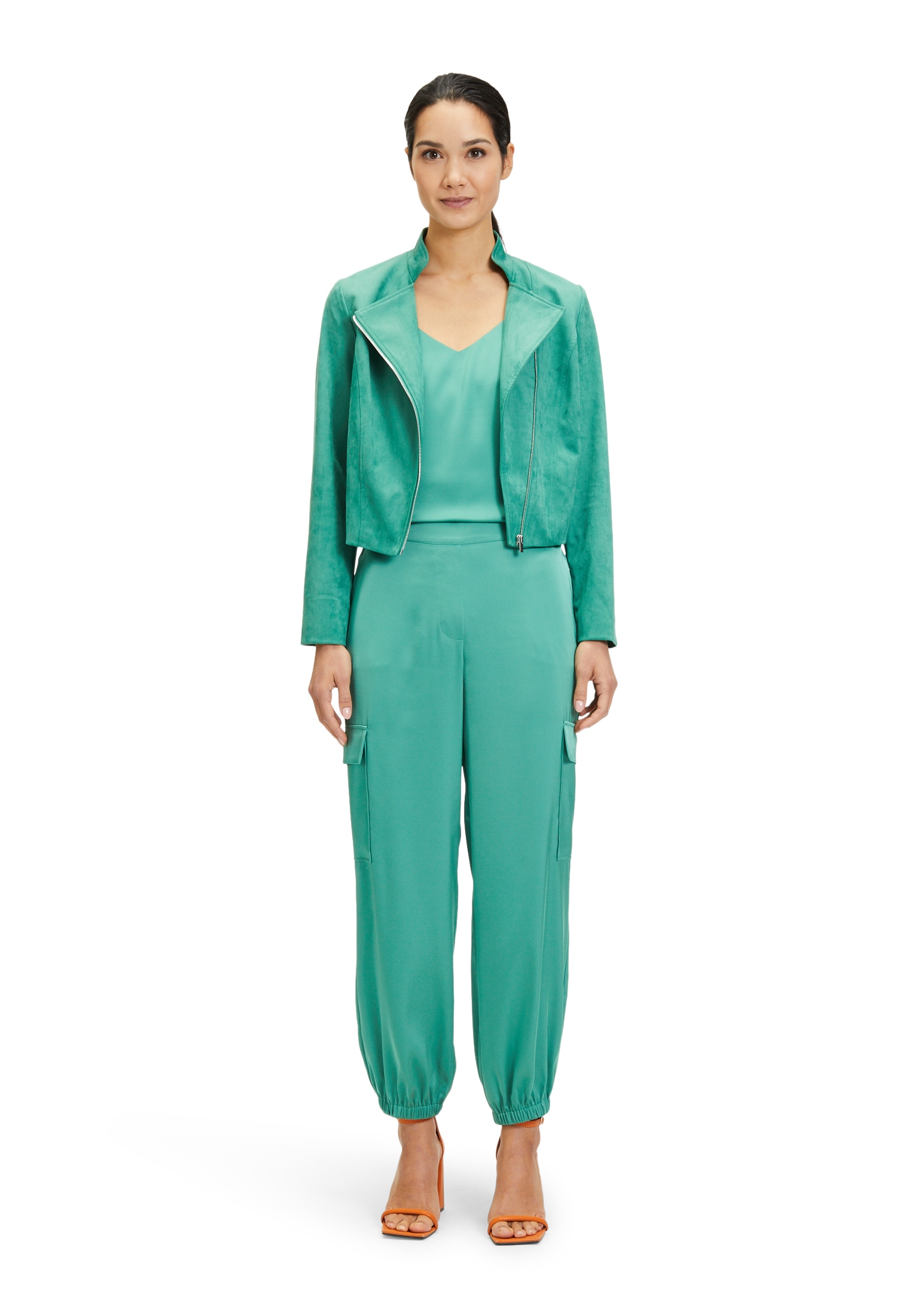 Vera Mont Satinbluse »Vera Mont Satin-Bluse mit V-Ausschnitt«