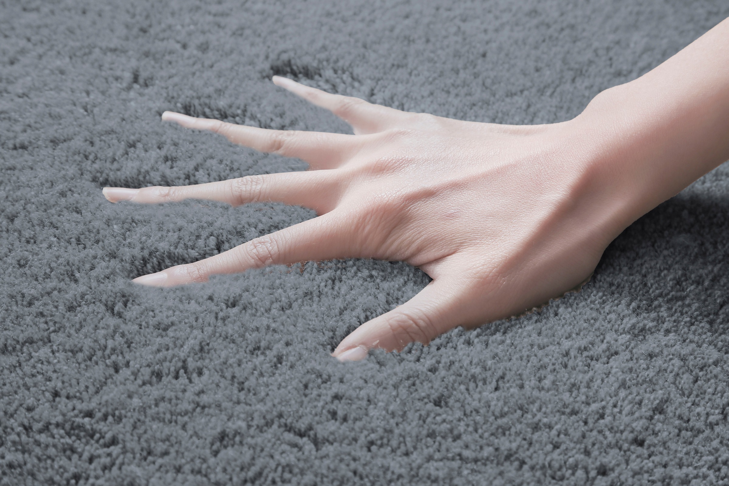 my home Badematte »Merida Kurzflor, Badteppich, Badvorleger, Badezimmer Teppich«, rutschhemmend beschichtet, fußbodenheizungsgeeignet-schnell trocknend-strapazierfähig, Badematten, Uni Farben, als halbrund und rechteckig erhältlich