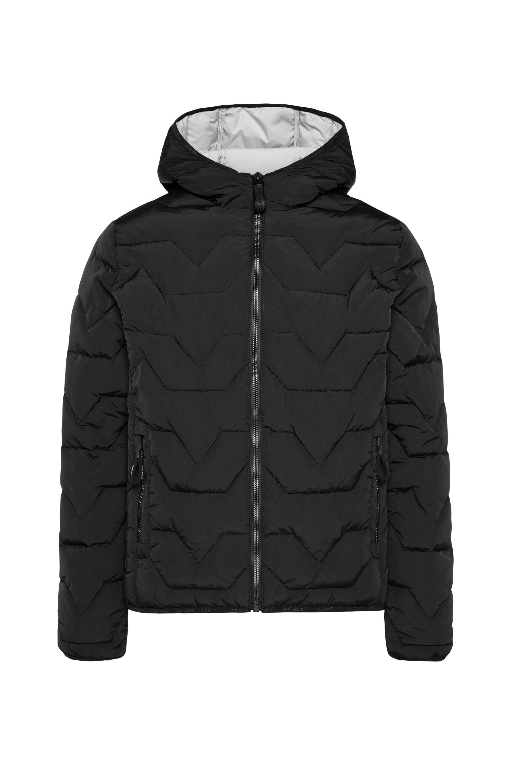 CAMP DAVID Winterjacke, mit Kapuze, mit elastischem Saumabschluss