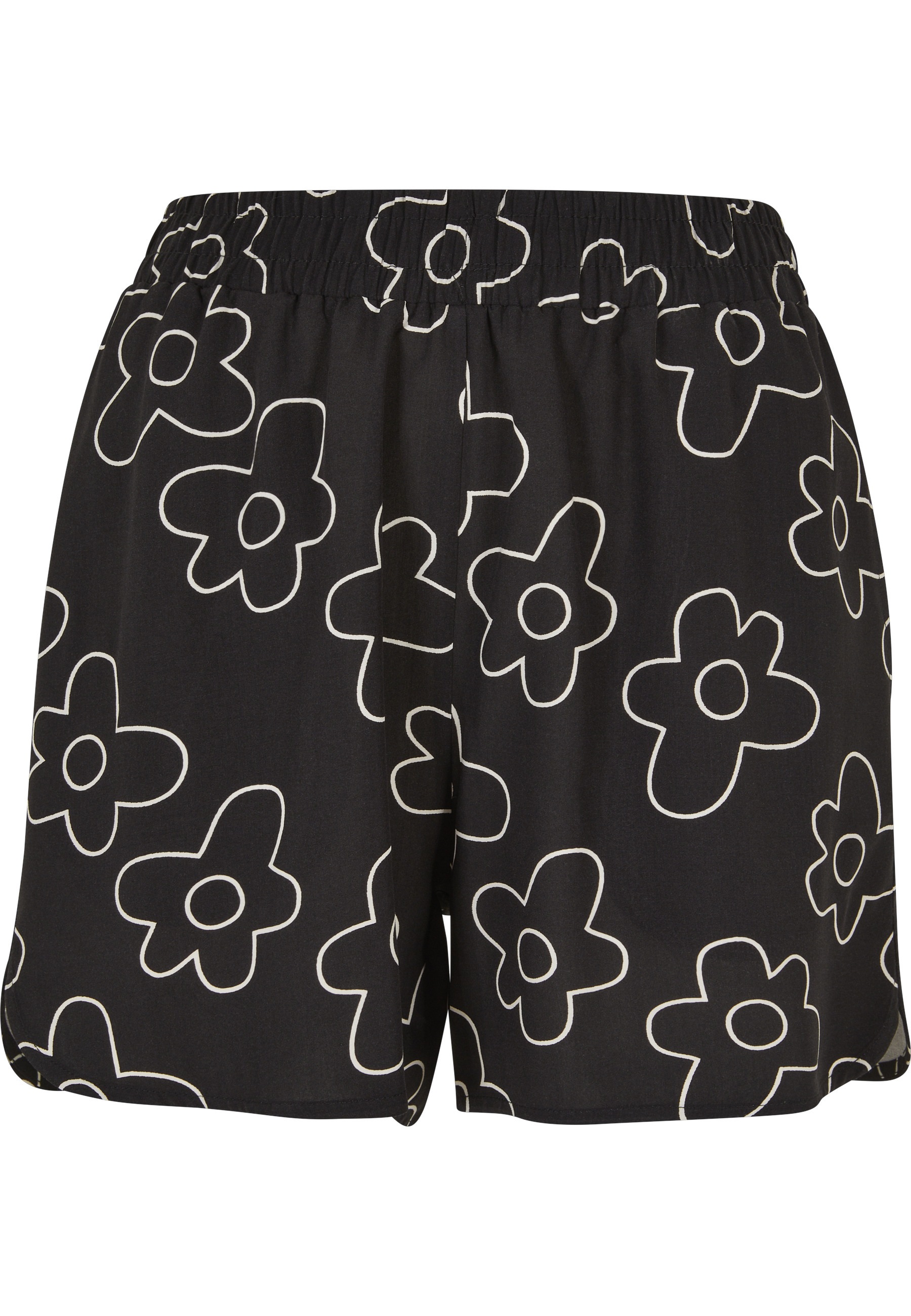 URBAN CLASSICS Stoffhose "Urban Classics Damen Ladies AOP Viscose Resort Sh günstig online kaufen