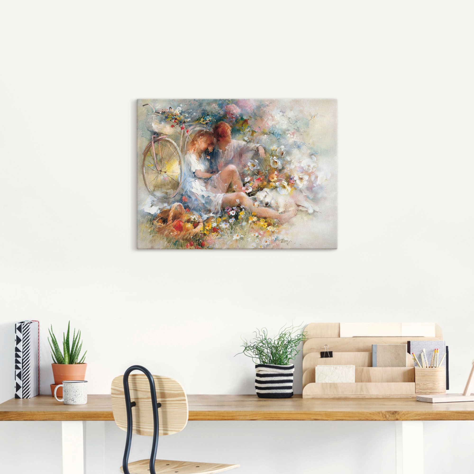 Artland Wandbild »Reise im Frühjahr«, Paar, (1 St.), als Leinwandbild, Poster, Wandaufkleber in verschied. Größen