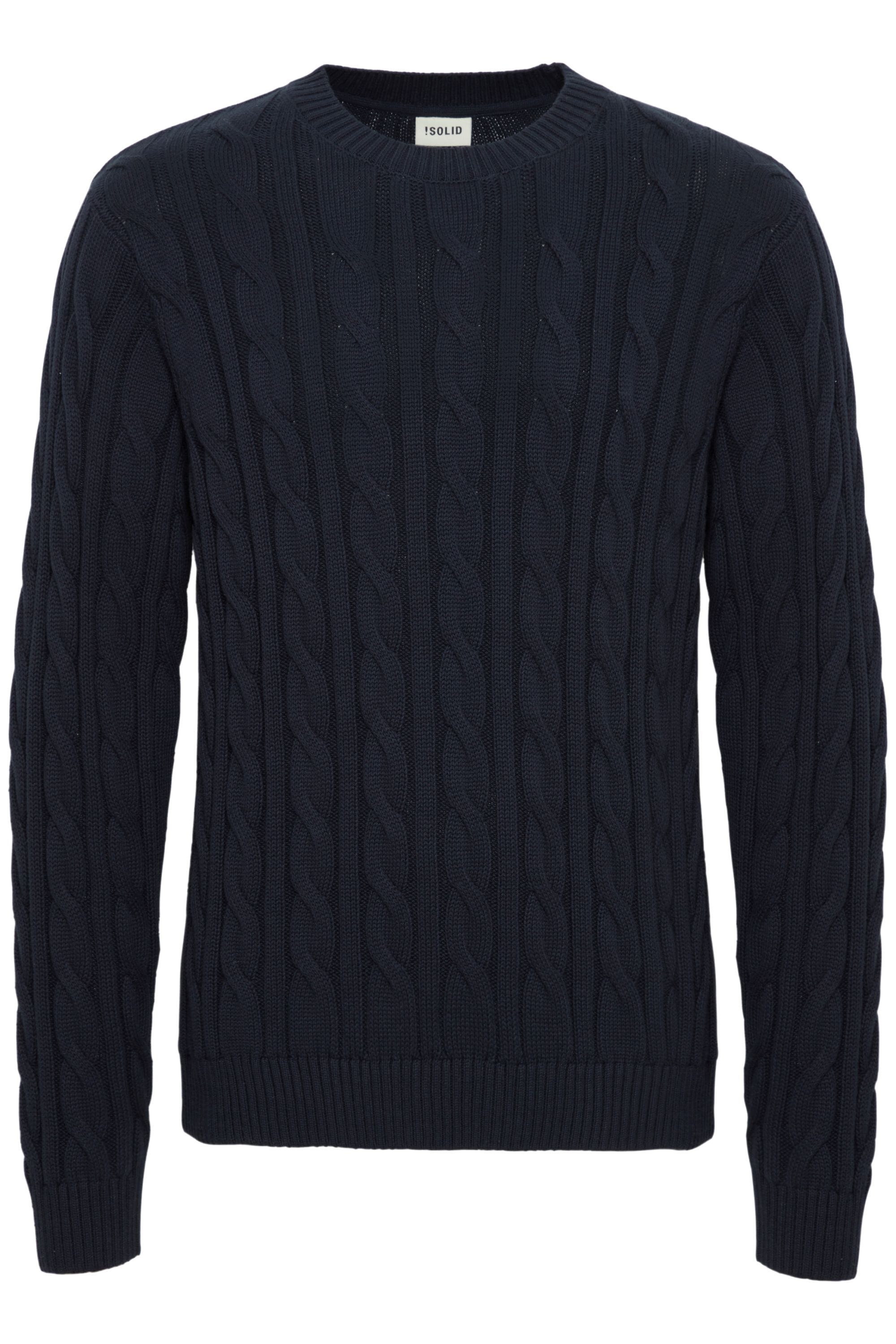 Solid Strickfleece-Pullover "Strickpullover SDGibril" günstig online kaufen