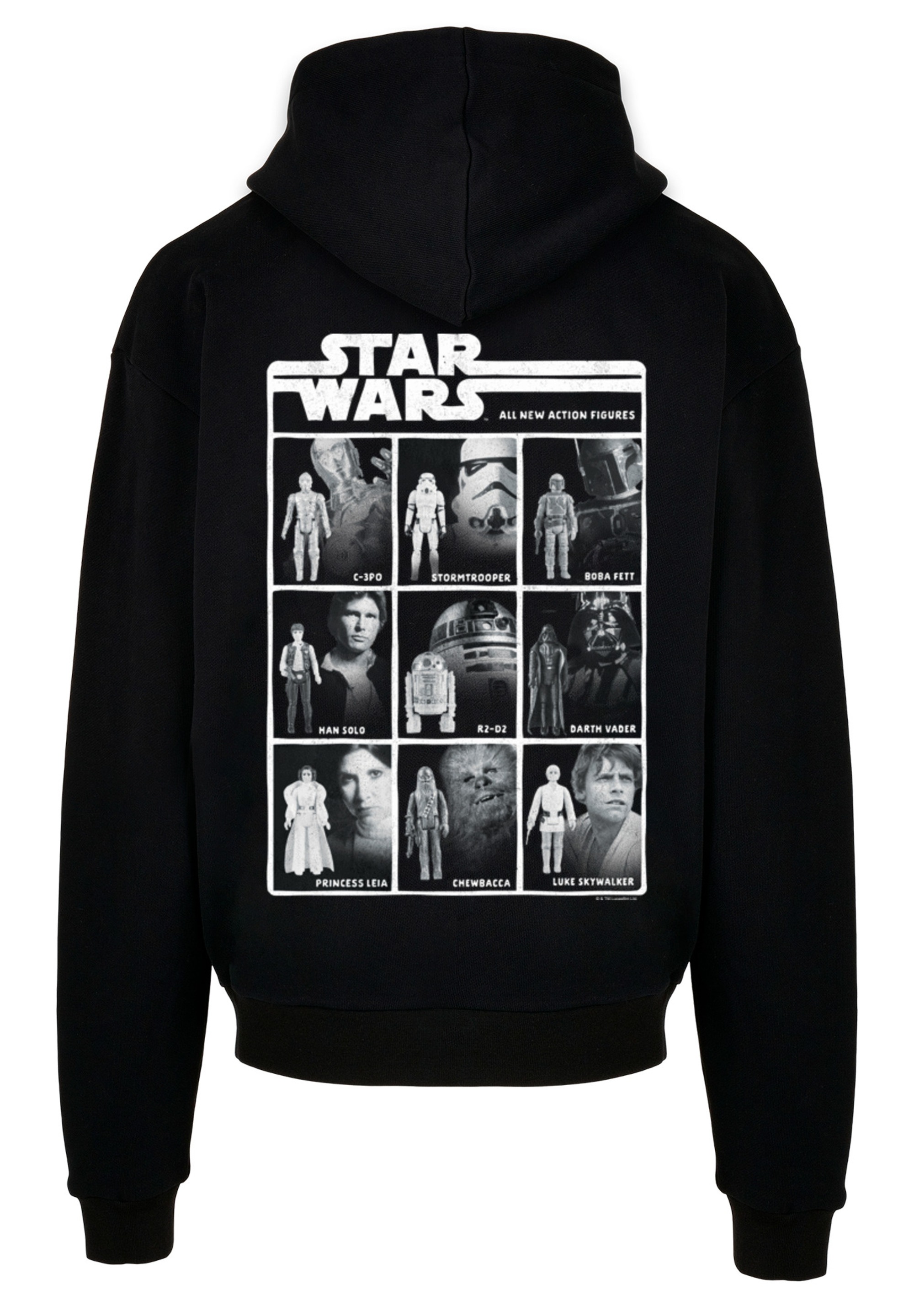 F4NT4STIC Kapuzenpullover »Star Wars Class Of Action Figures«, Print