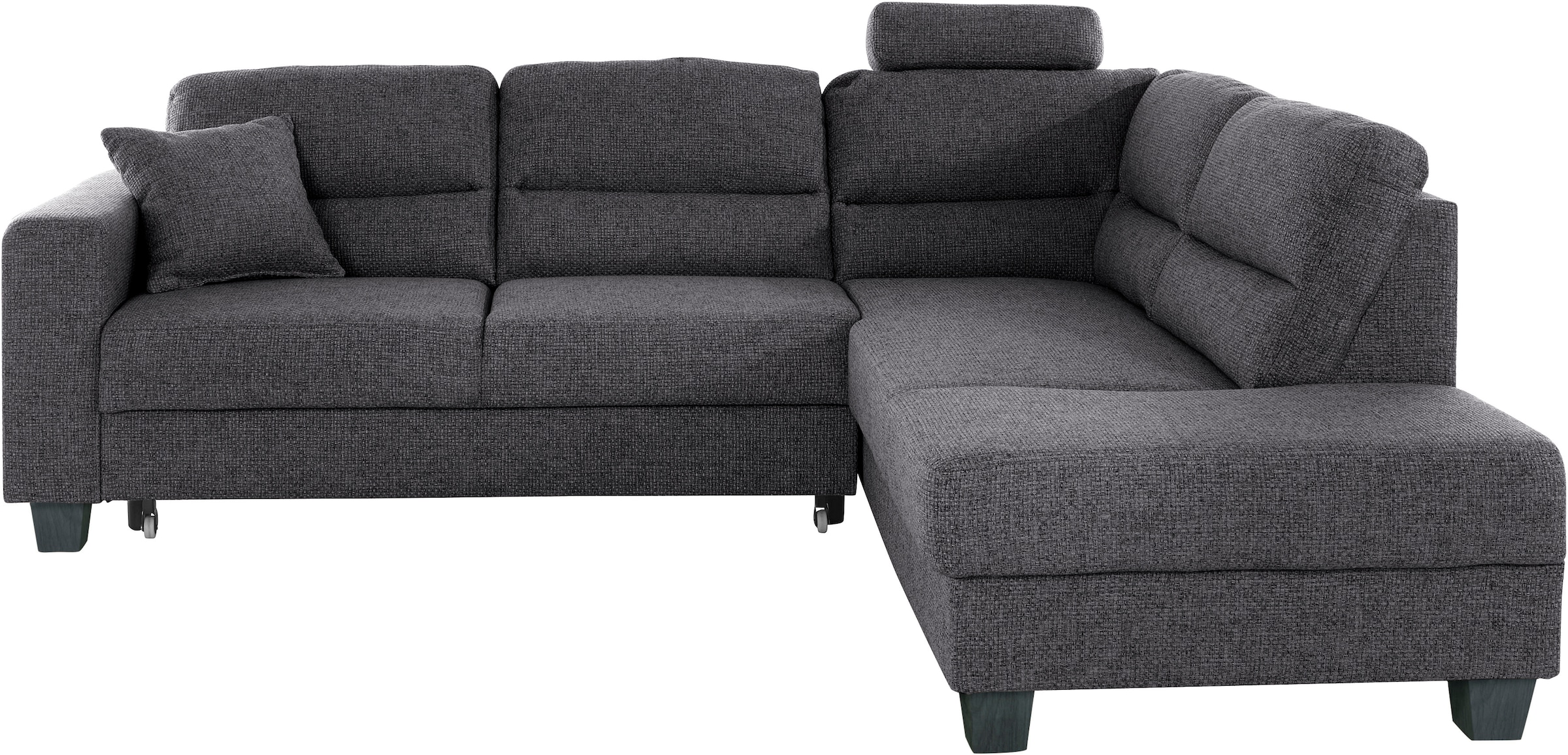 TRENDMANUFAKTUR Ecksofa »Chamber, zeitlos und modern, hoher Sitzkomfort, L-Form«, wahlweise mit Schlaffunktion